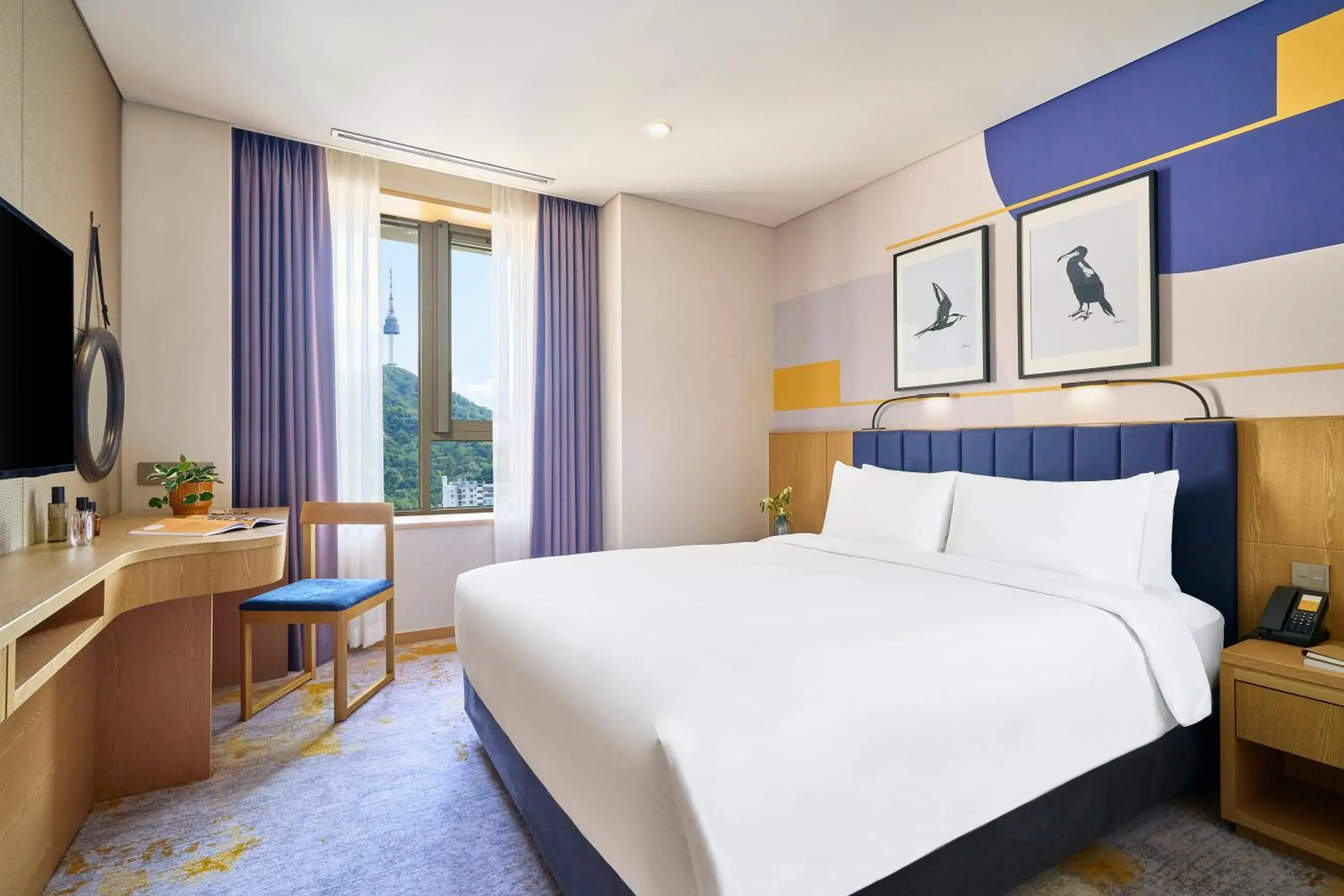 Deluxe King Room with Mountain View in voco Seoul Myeongdong by IHG Deluxe King Room with Mountain View in voco Seoul Myeongdong by IHG