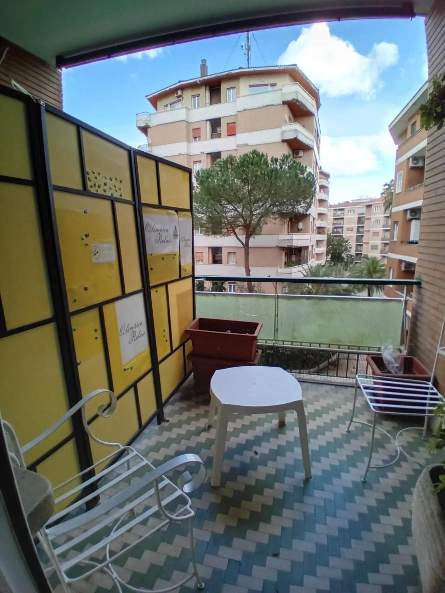 Balcony/Terrace in Olimpica Relais guest house
