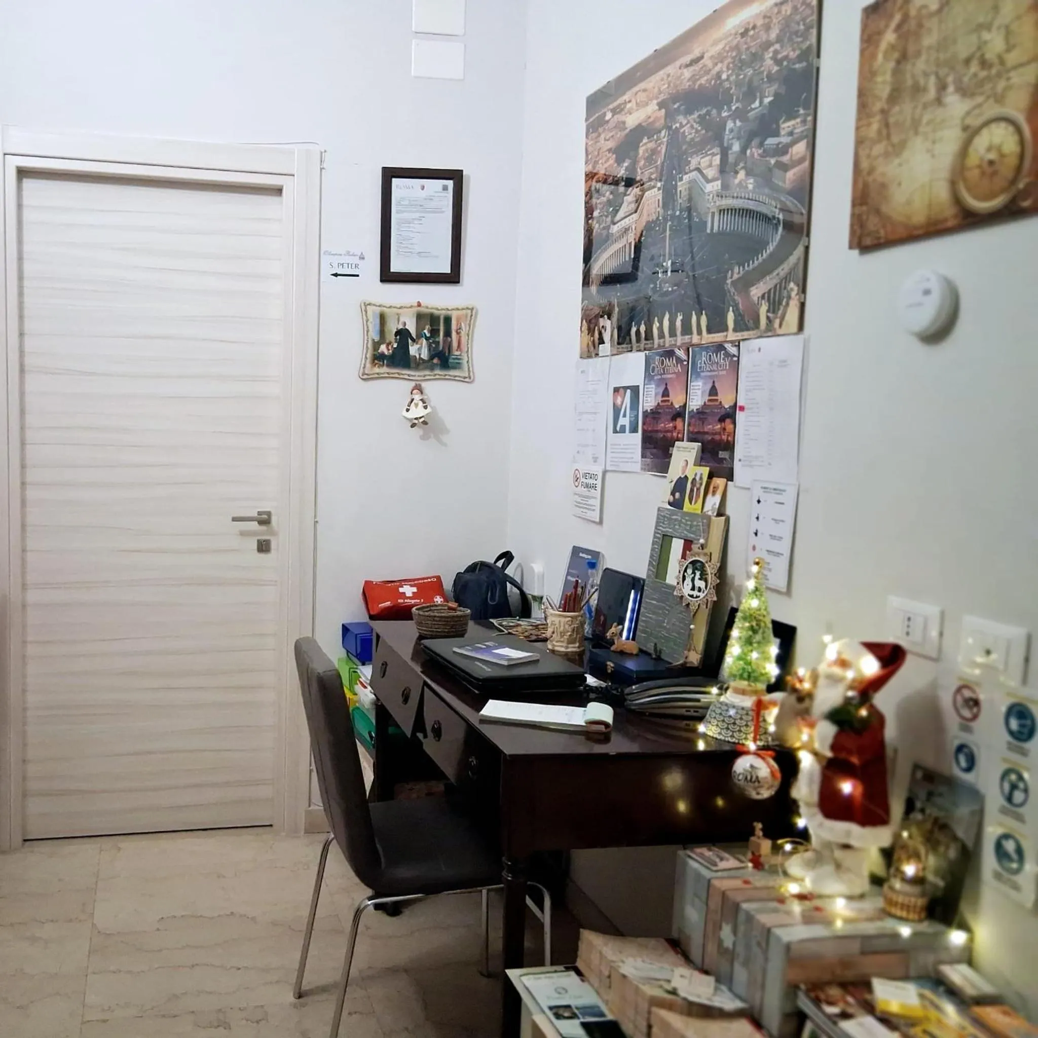 Seating area in Olimpica Relais guest house