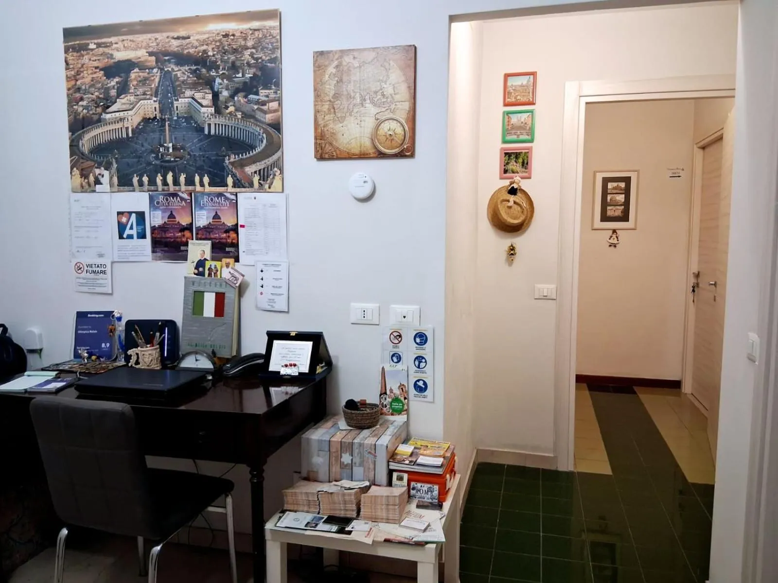 Lobby or reception in Olimpica Relais guest house