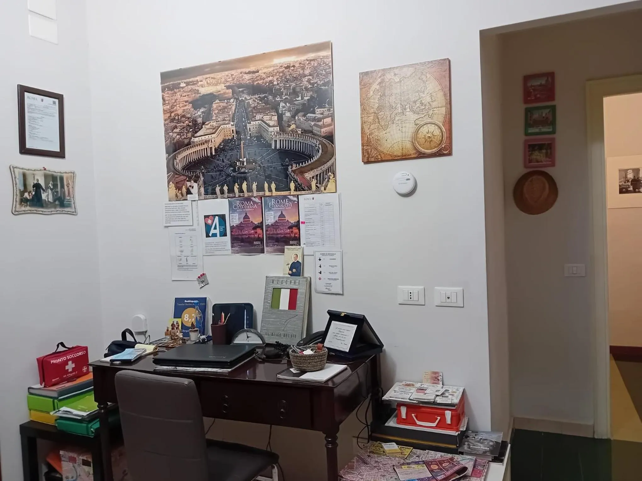 Lobby or reception in Olimpica Relais guest house