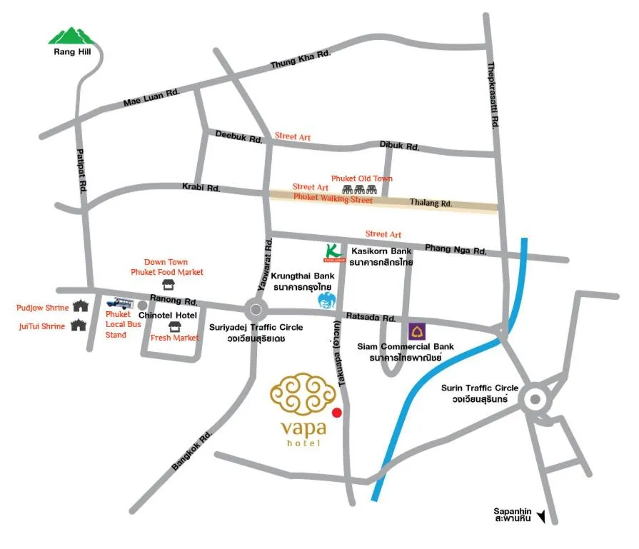 Nearby landmark in Vapa Hotel - SHA Extra Plus