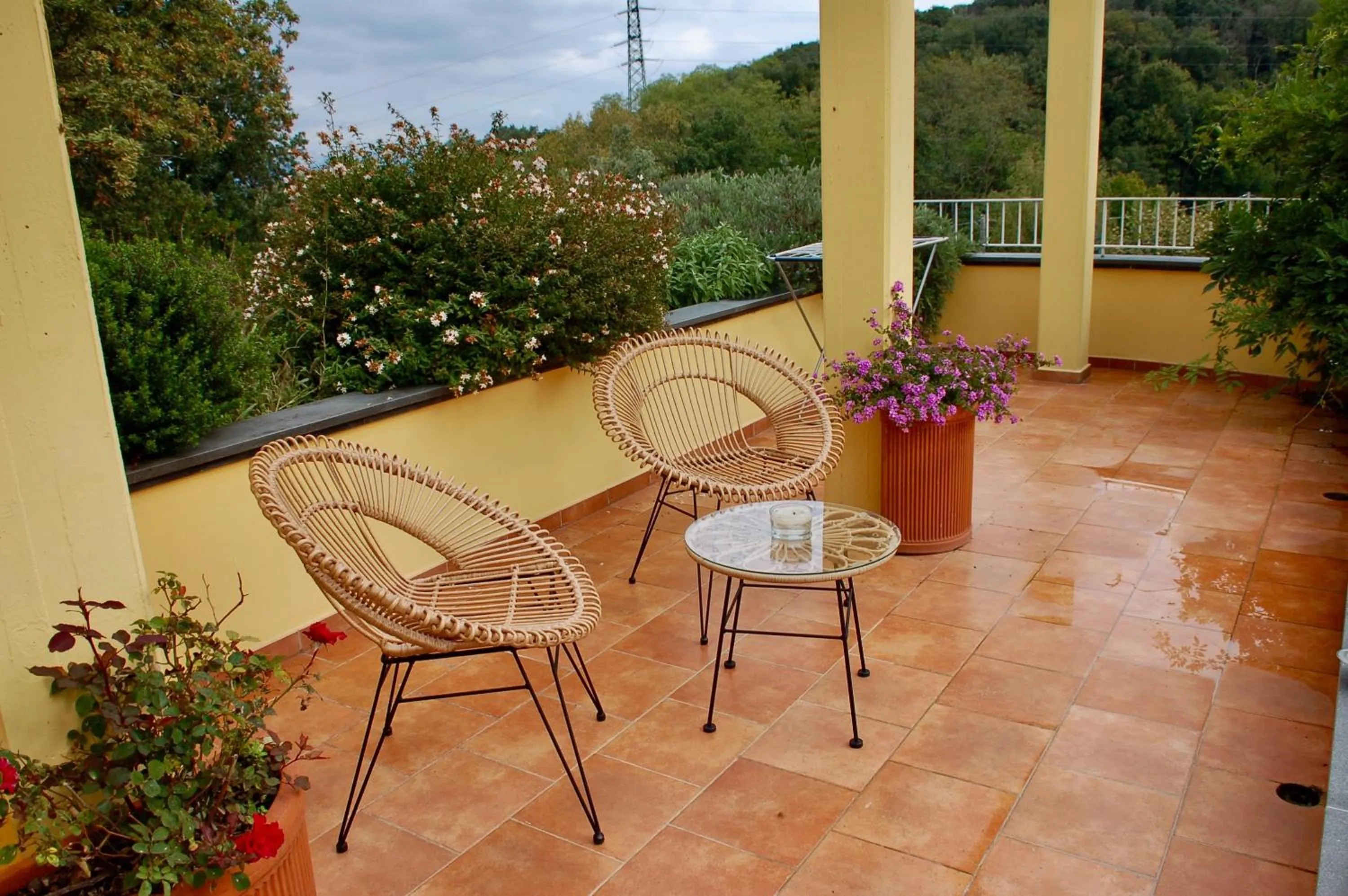 Balcony/Terrace in Holiday Prato Verde
