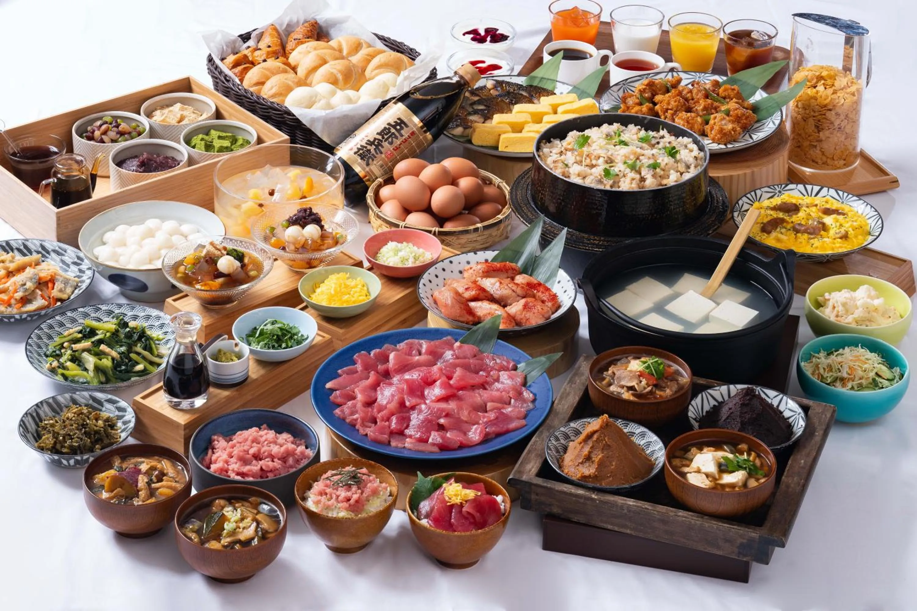 Food and drinks in Vessel Inn Ueno Iriya Station