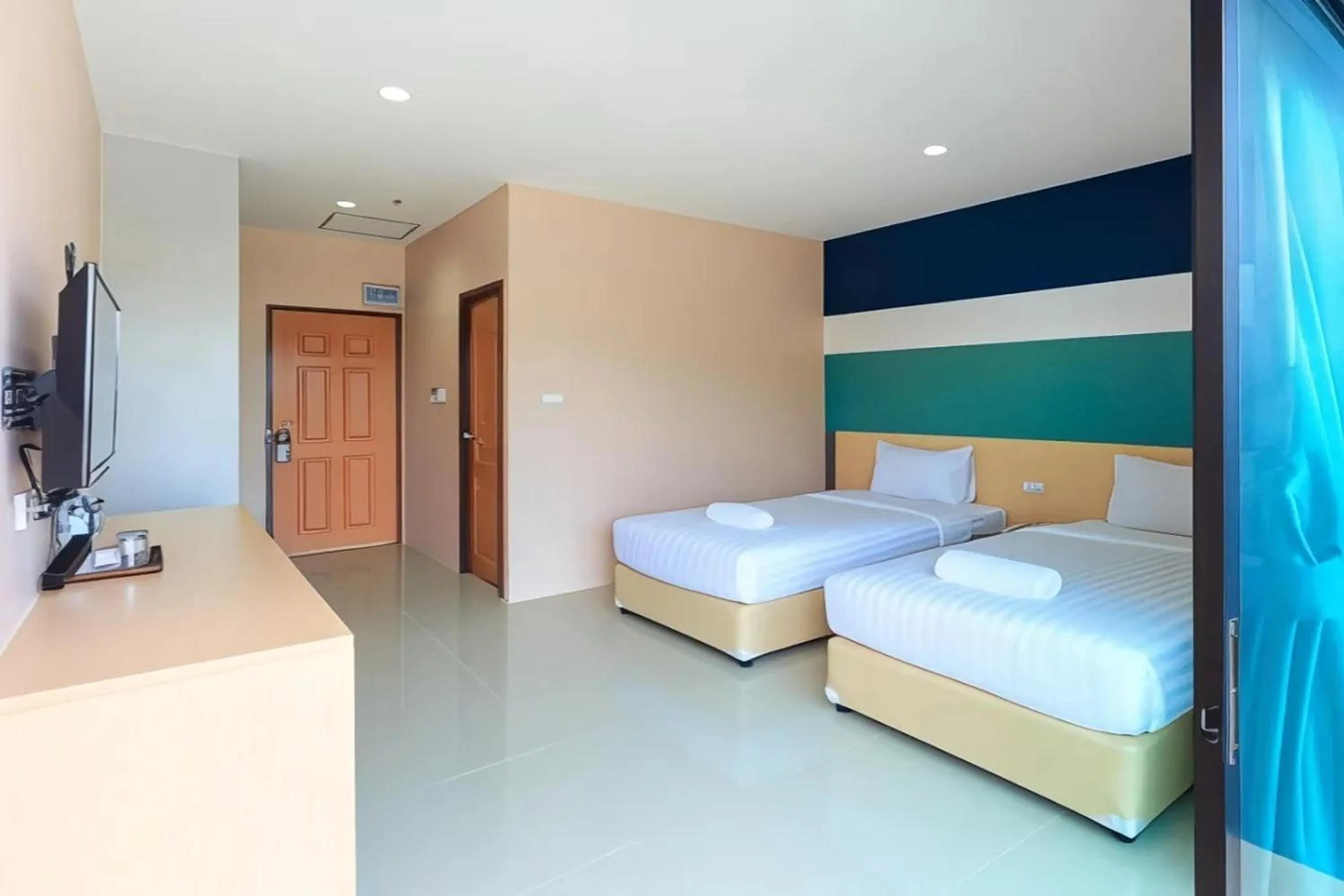 Bed in JJ Residence Phuket Town