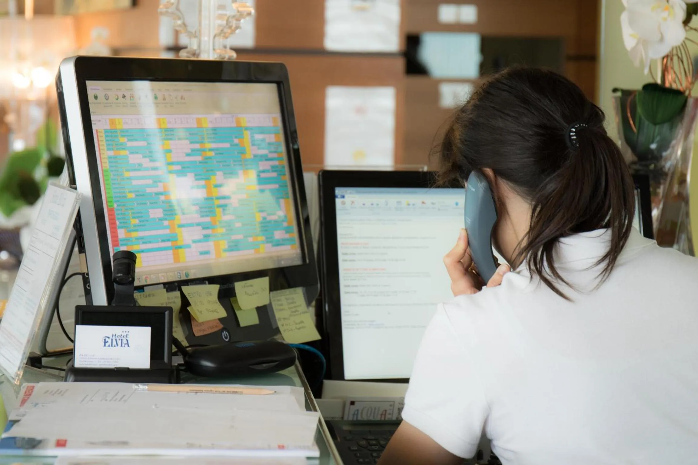 Lobby or reception in Hotel Elvia