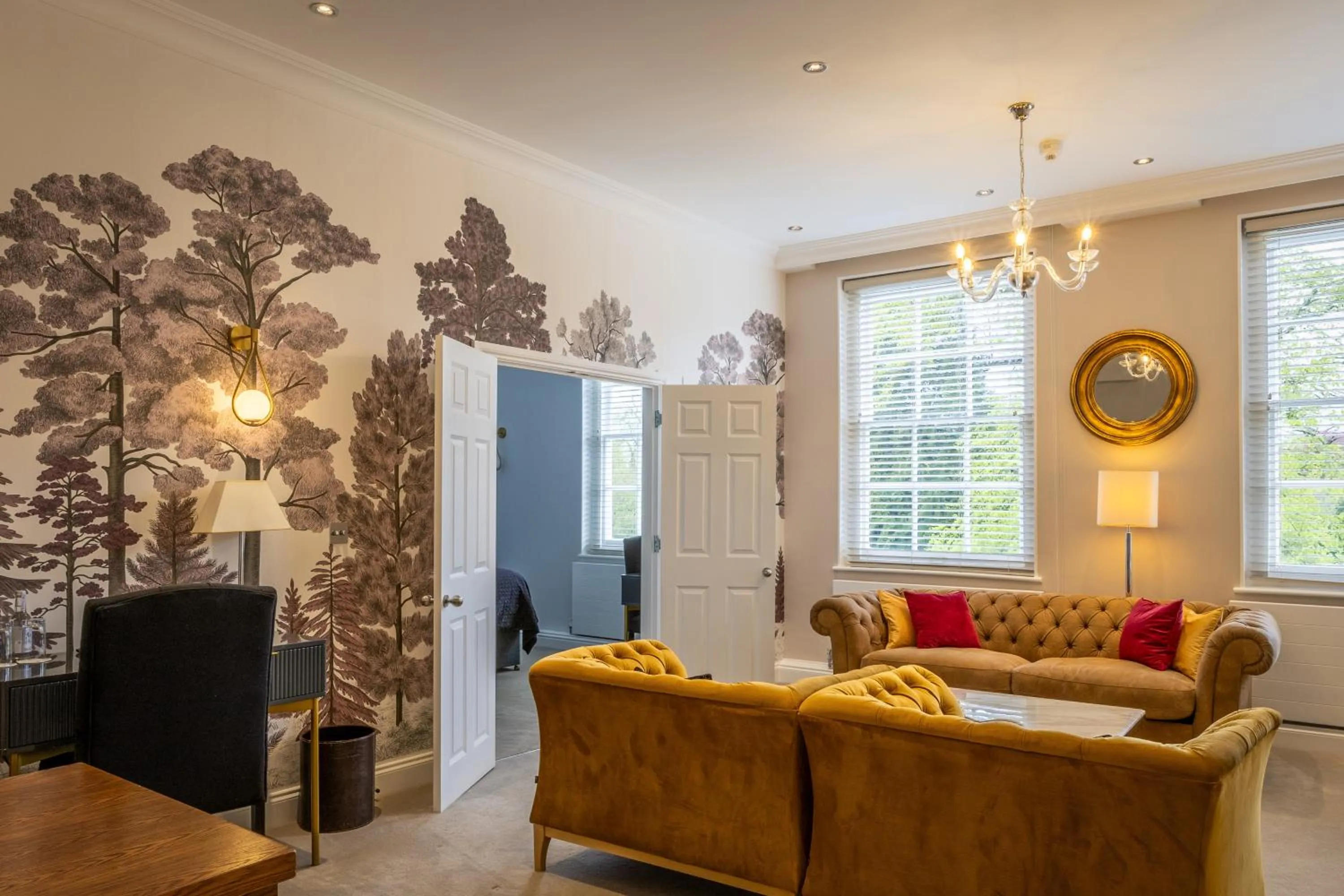 Seating area in St Michael's Manor Hotel - St Albans