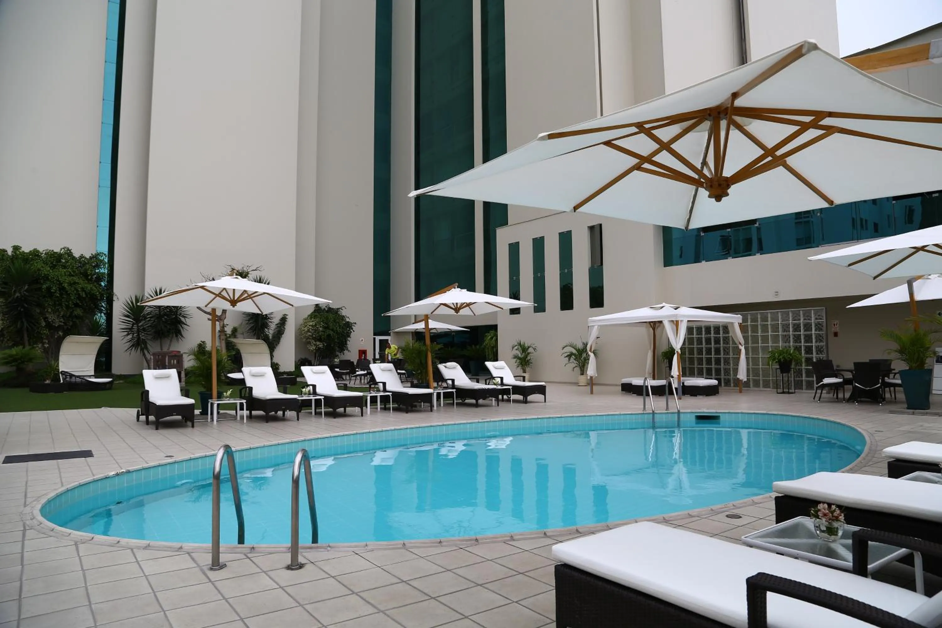 Swimming pool in Delfines Hotel & Convention Center