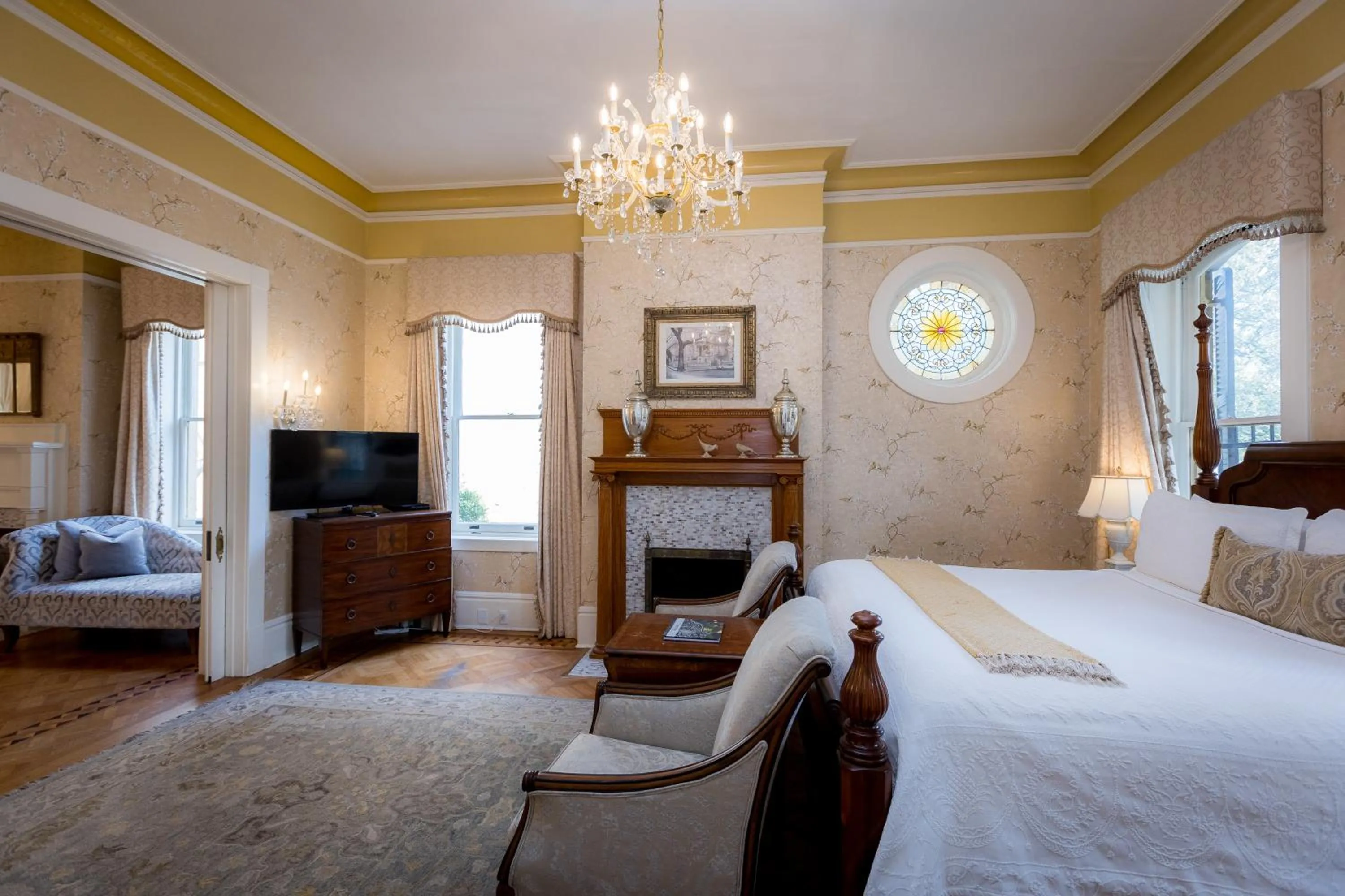 Bedroom, Bed in The Gastonian, Historic Inns of Savannah Collection
