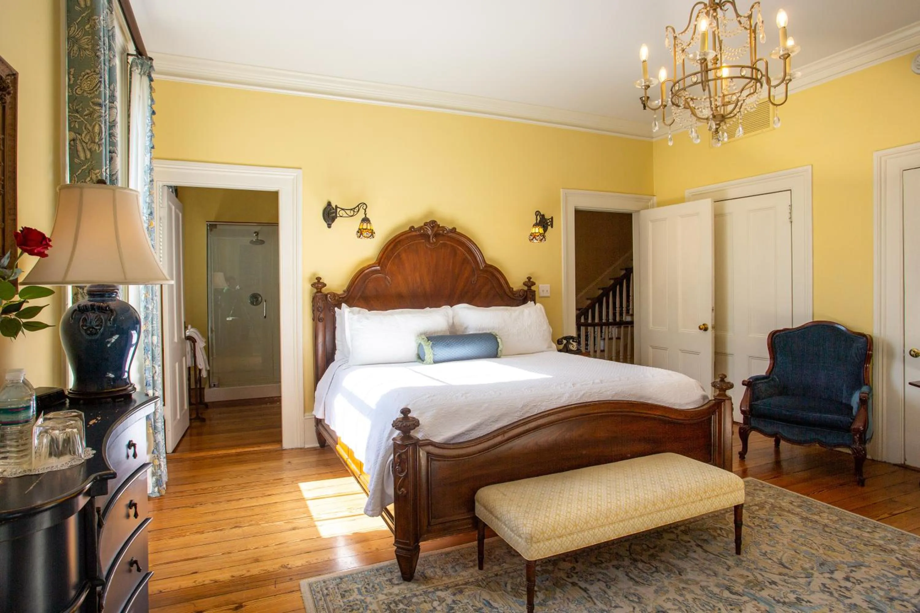 Bed in The Gastonian, Historic Inns of Savannah Collection