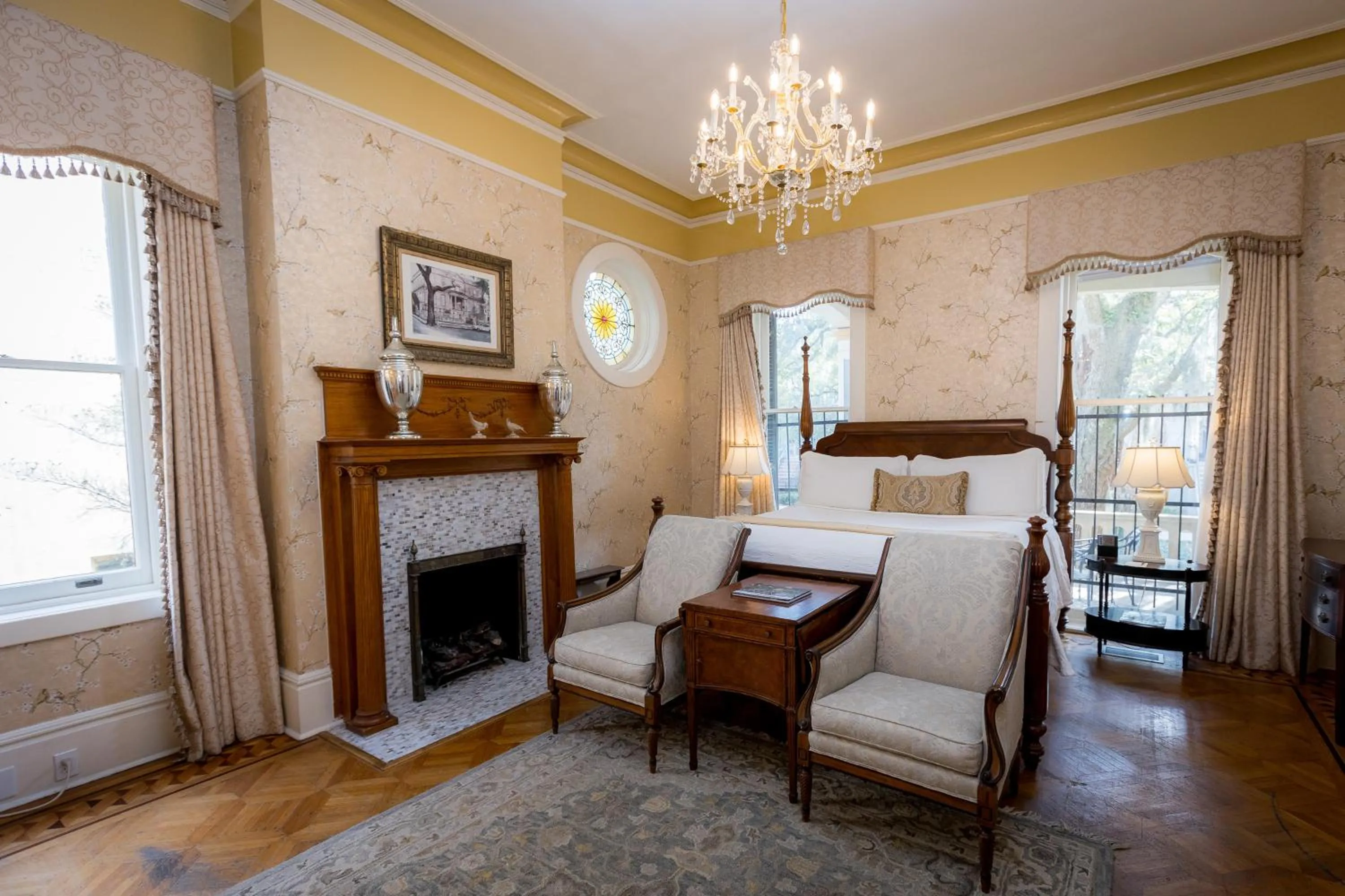 Bedroom in The Gastonian, Historic Inns of Savannah Collection