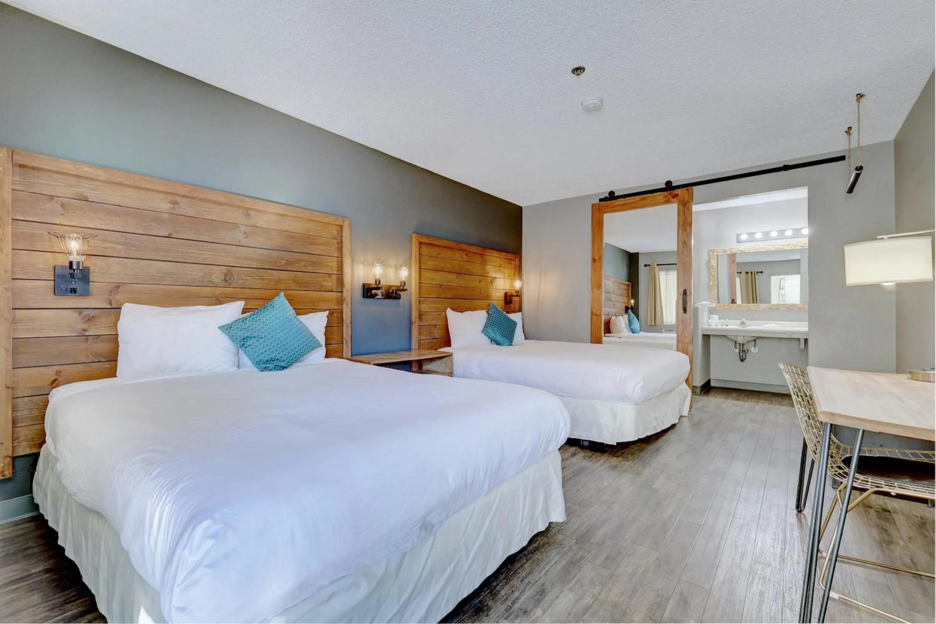 Bed in The Infusion Beach Club