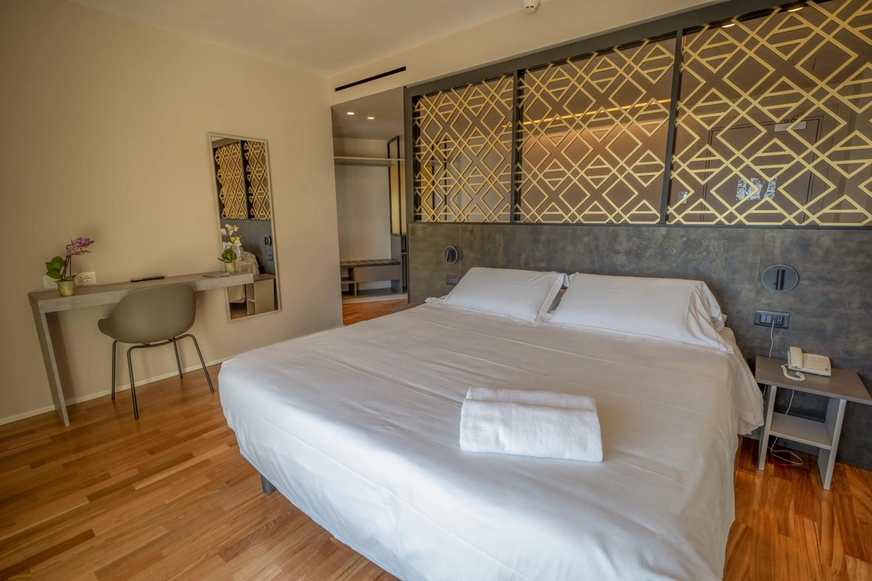 Bed in Plaza Hotel Catania