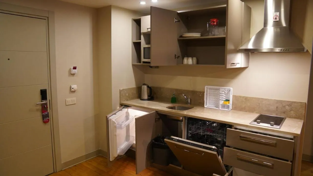 Kitchen or kitchenette in Keten Suites Taksim