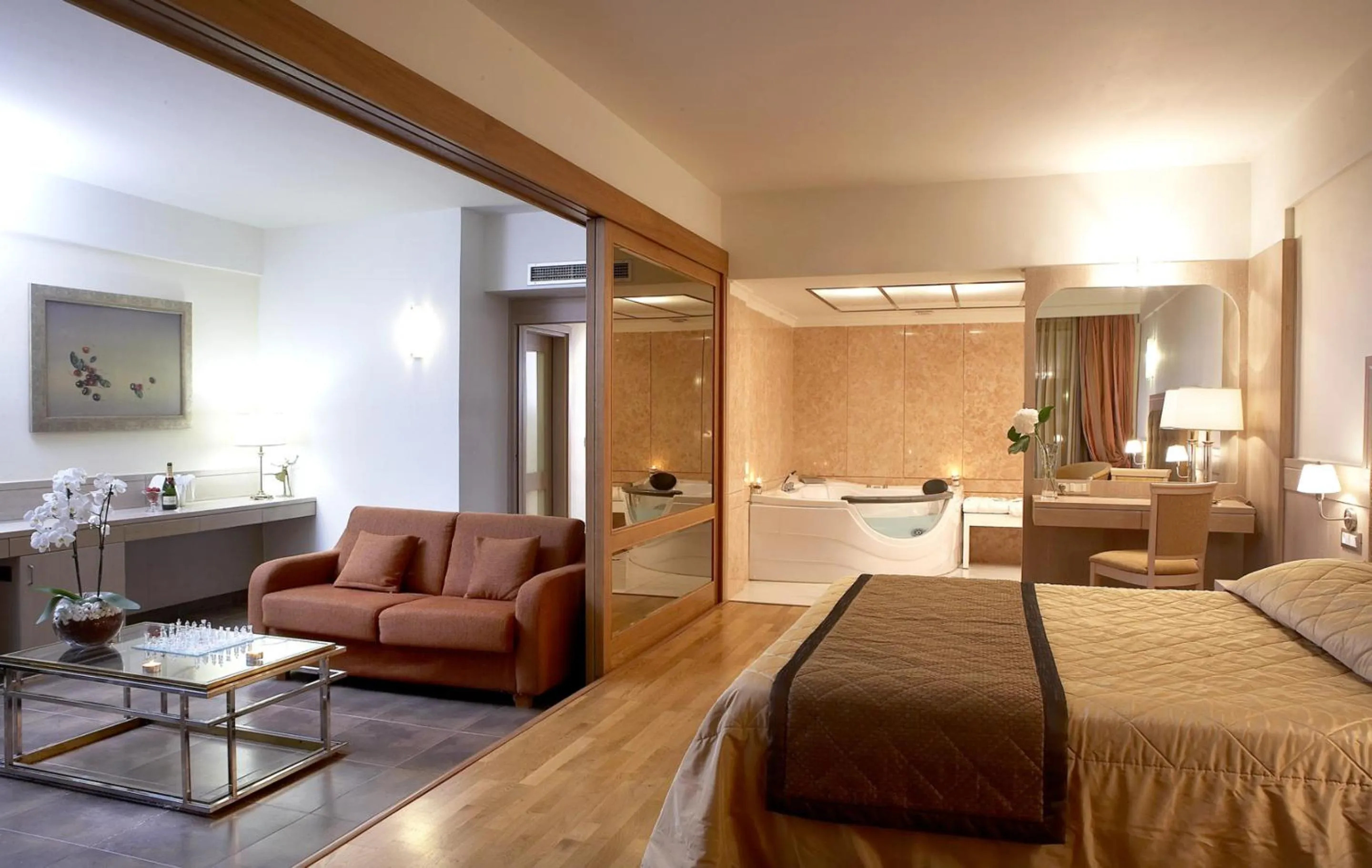 Photo of the whole room, Bed in Thalassa Beach Resort & Spa (Adults Only)