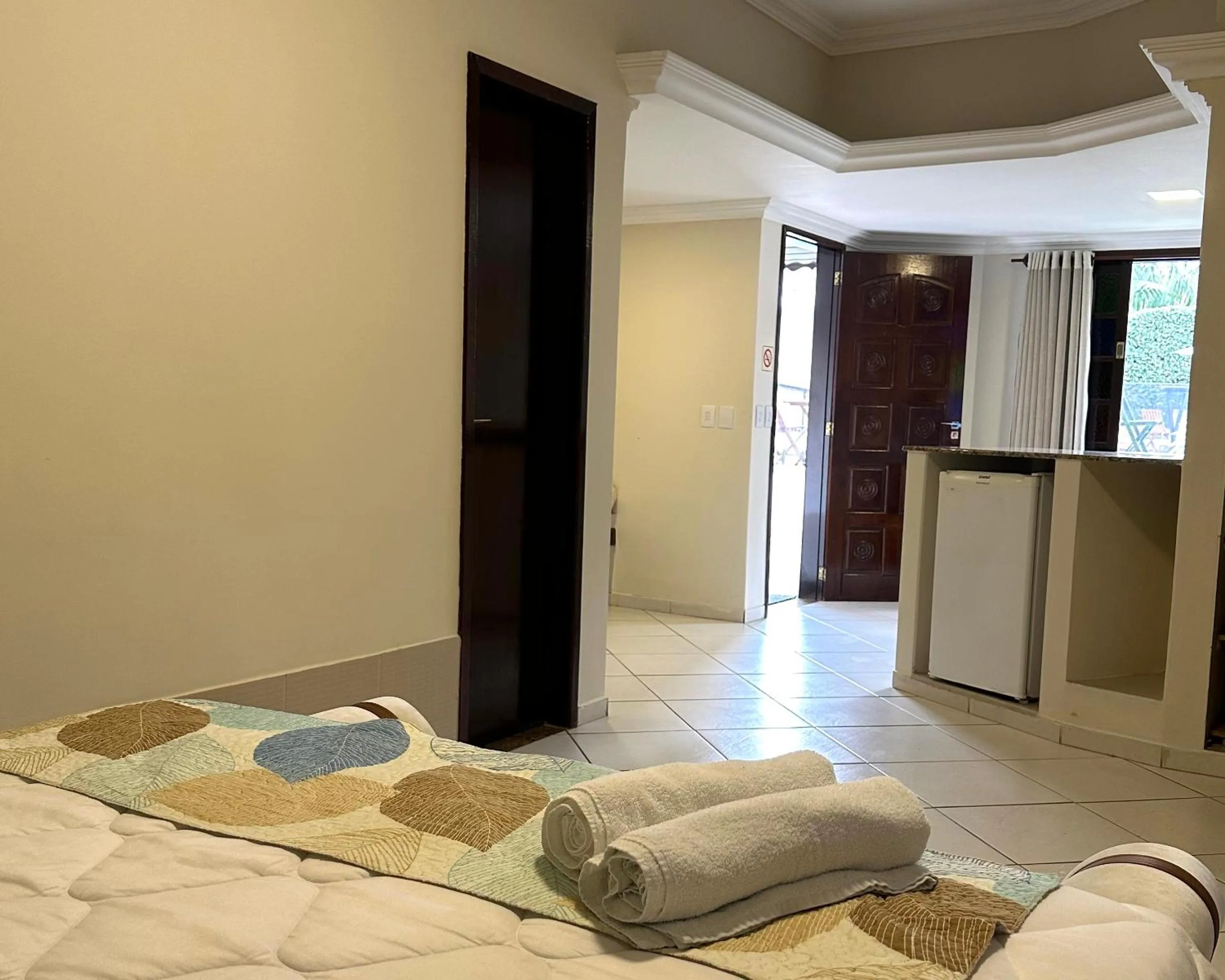 Bed in Pousada do Sol