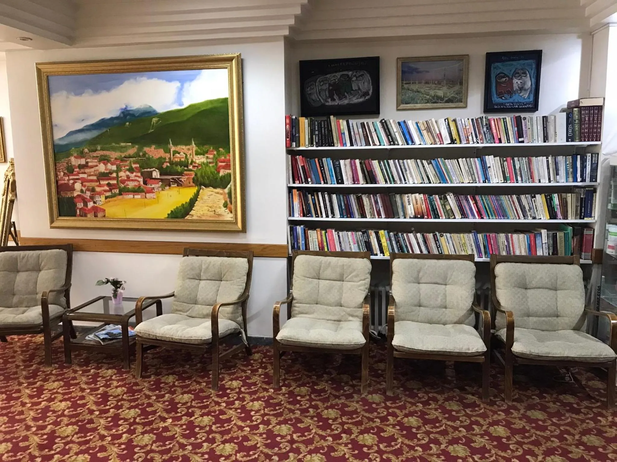 Library in Hotel Cesmeli