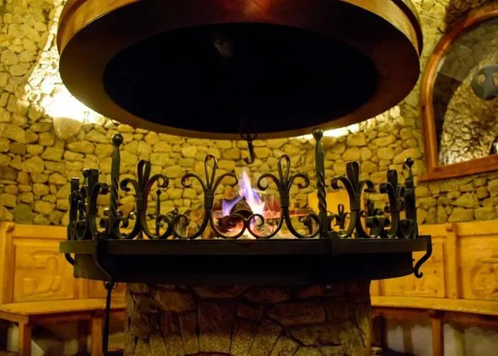 fireplace in Hotel Ciria