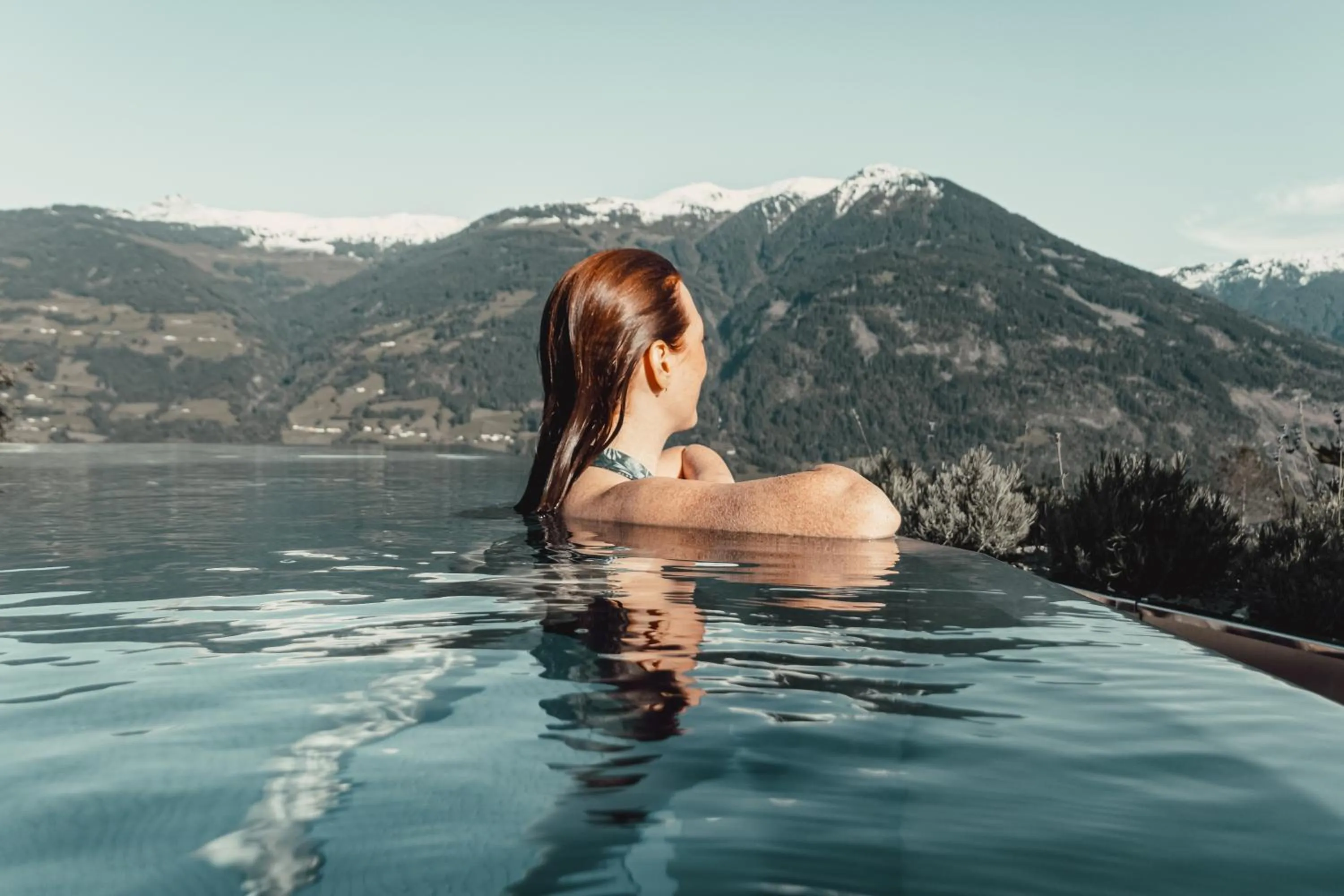 Pool view in ASTER Boutique Hotel & Chalets