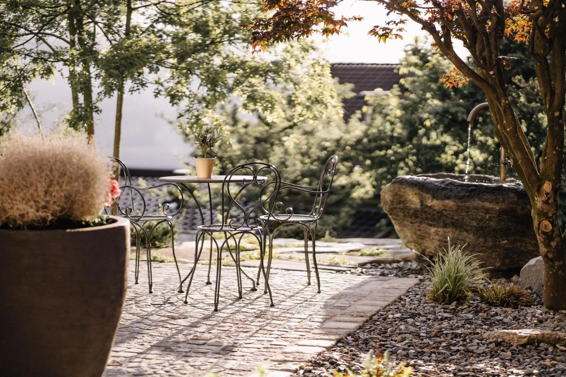 Balcony/Terrace in ASTER Boutique Hotel & Chalets