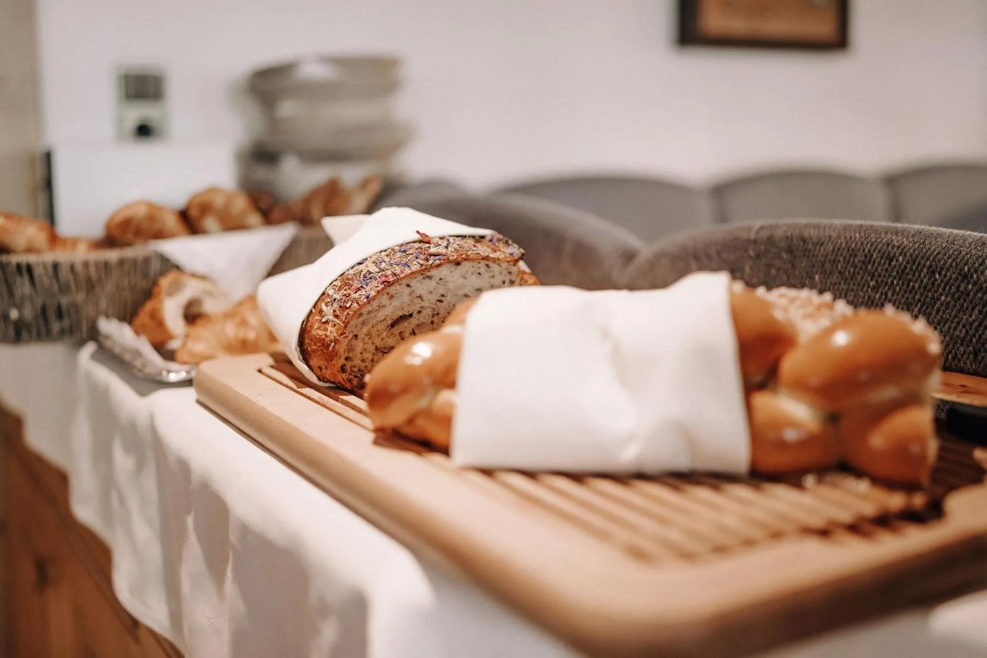 Buffet breakfast in ASTER Boutique Hotel & Chalets