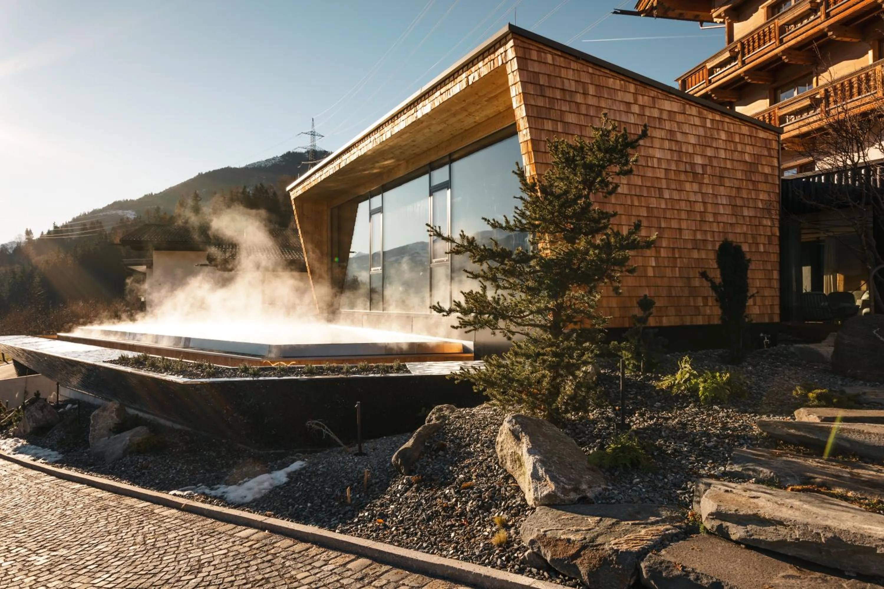 Swimming pool in ASTER Boutique Hotel & Chalets