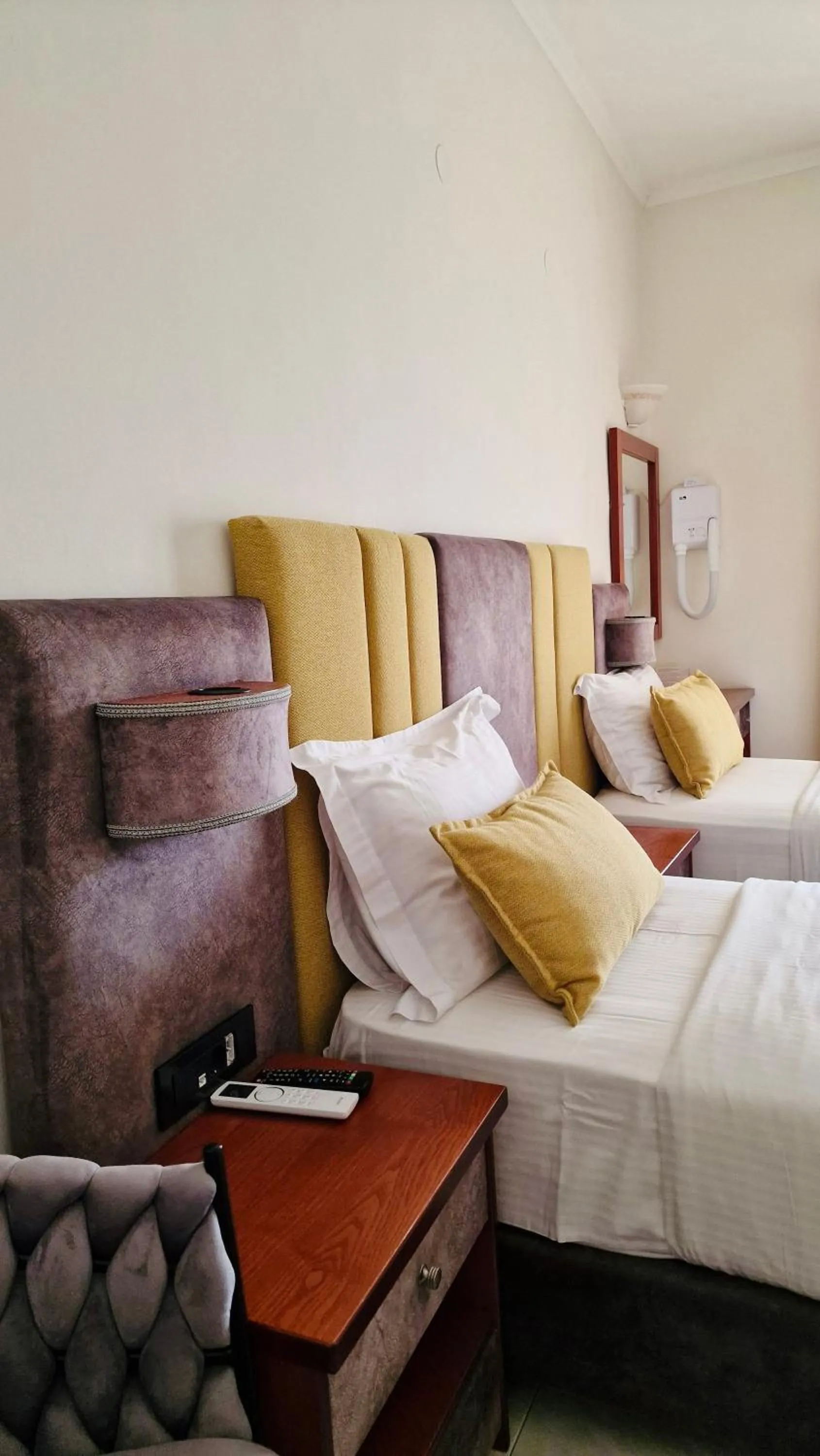 Bed in Hotel Dionysis Studios