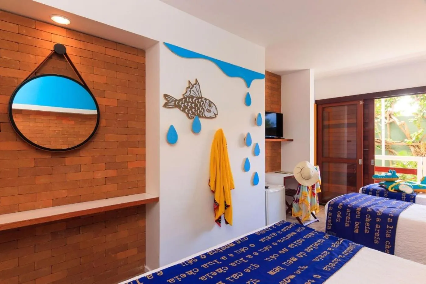 Bedroom, Bed in Hotel Village Porto De Galinhas