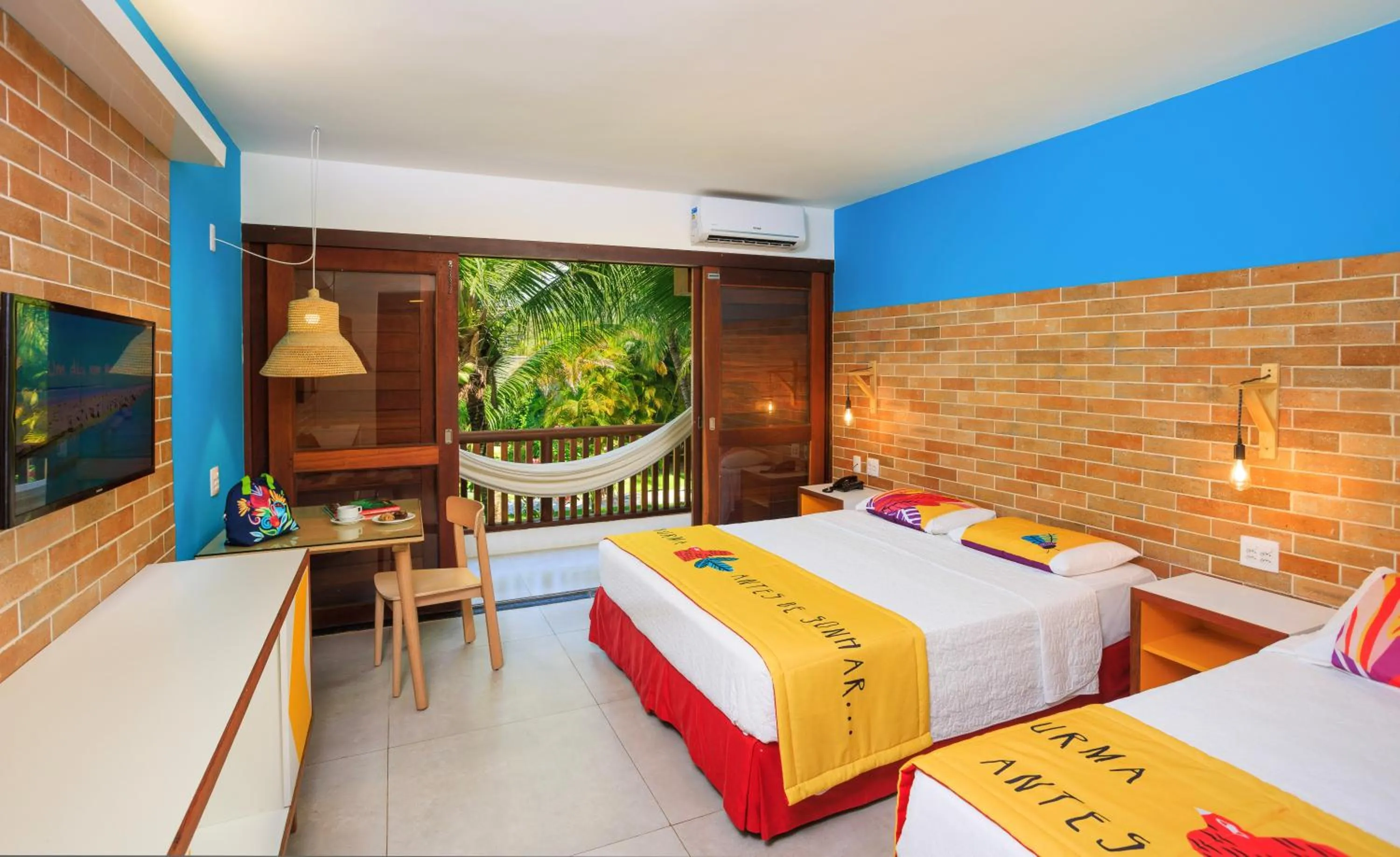 Bedroom, Bed in Hotel Village Porto De Galinhas