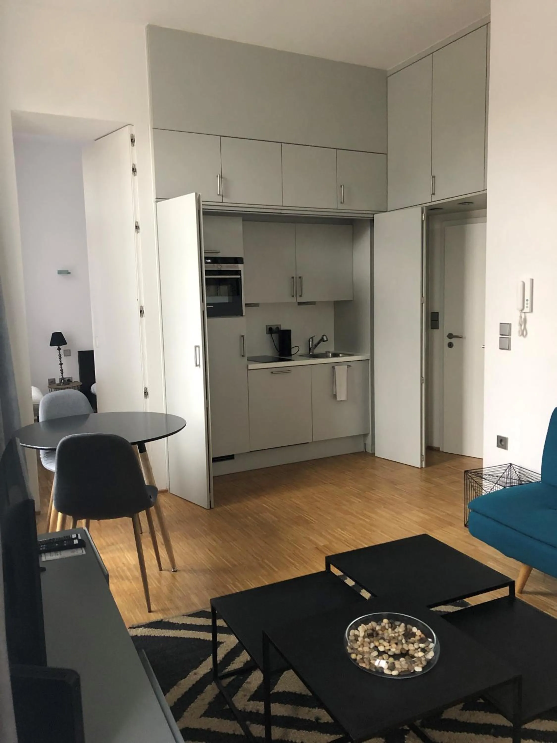 Kitchen or kitchenette in Hotel Vauban