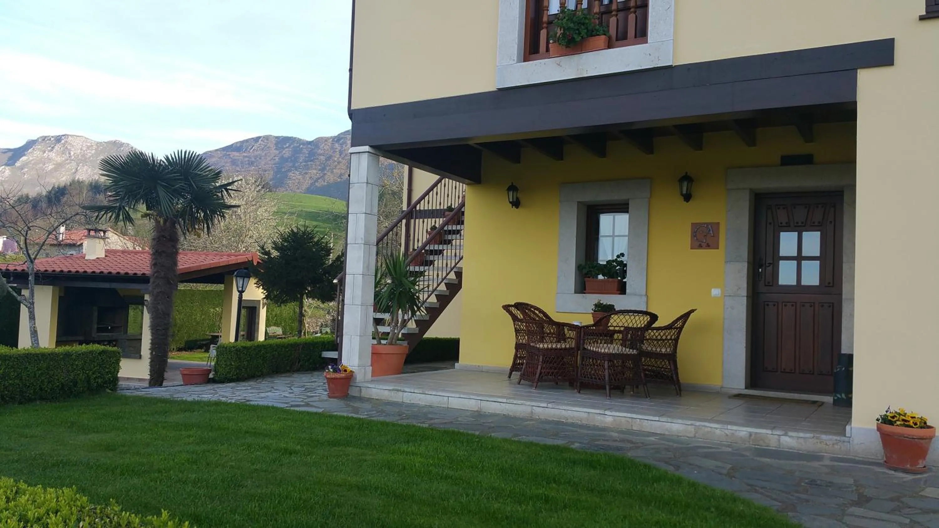 Garden view in Casa de Aldea El Frade