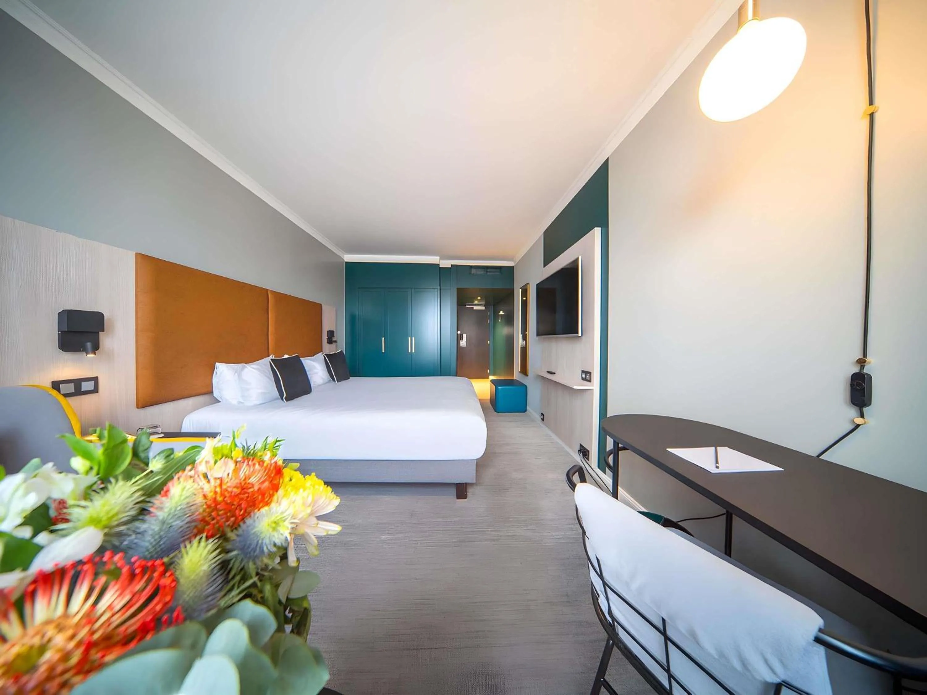 Bedroom, Bed in Maek Hotel Antwerp Central - Handwritten Collection by Accor