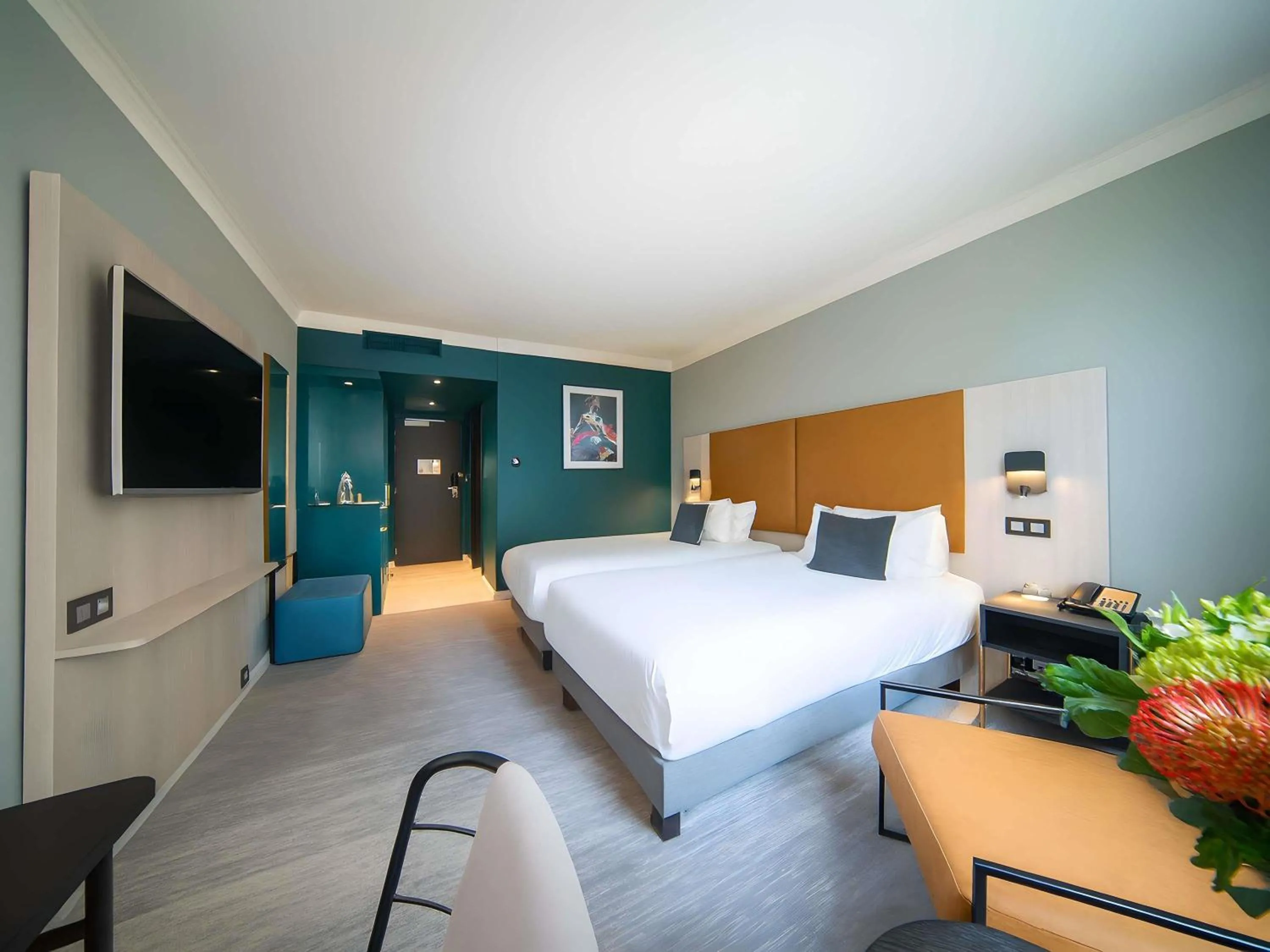 Bedroom, Bed in Maek Hotel Antwerp Central - Handwritten Collection by Accor