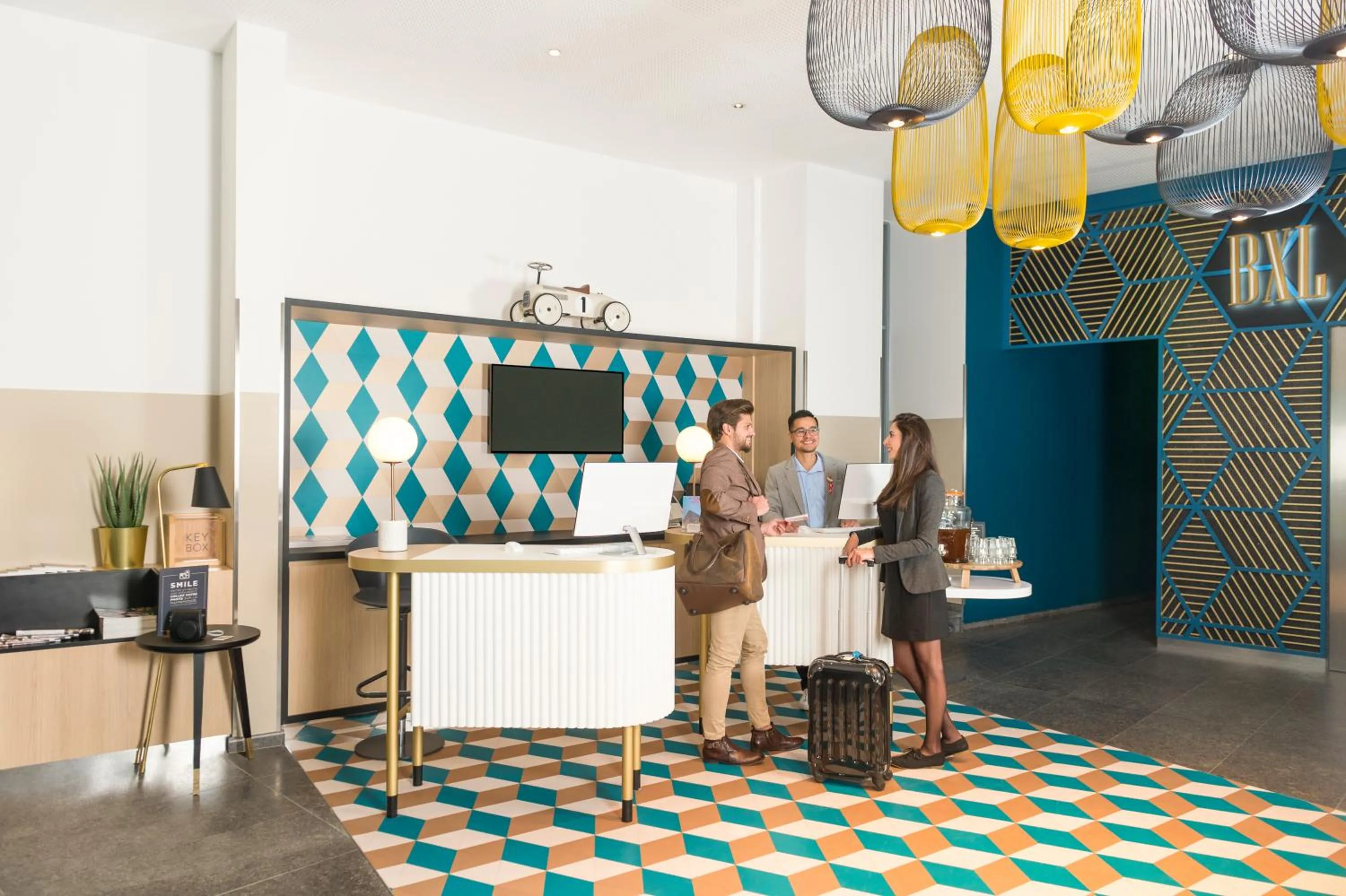 Lobby or reception in Aparthotel Adagio Brussels Grand Place