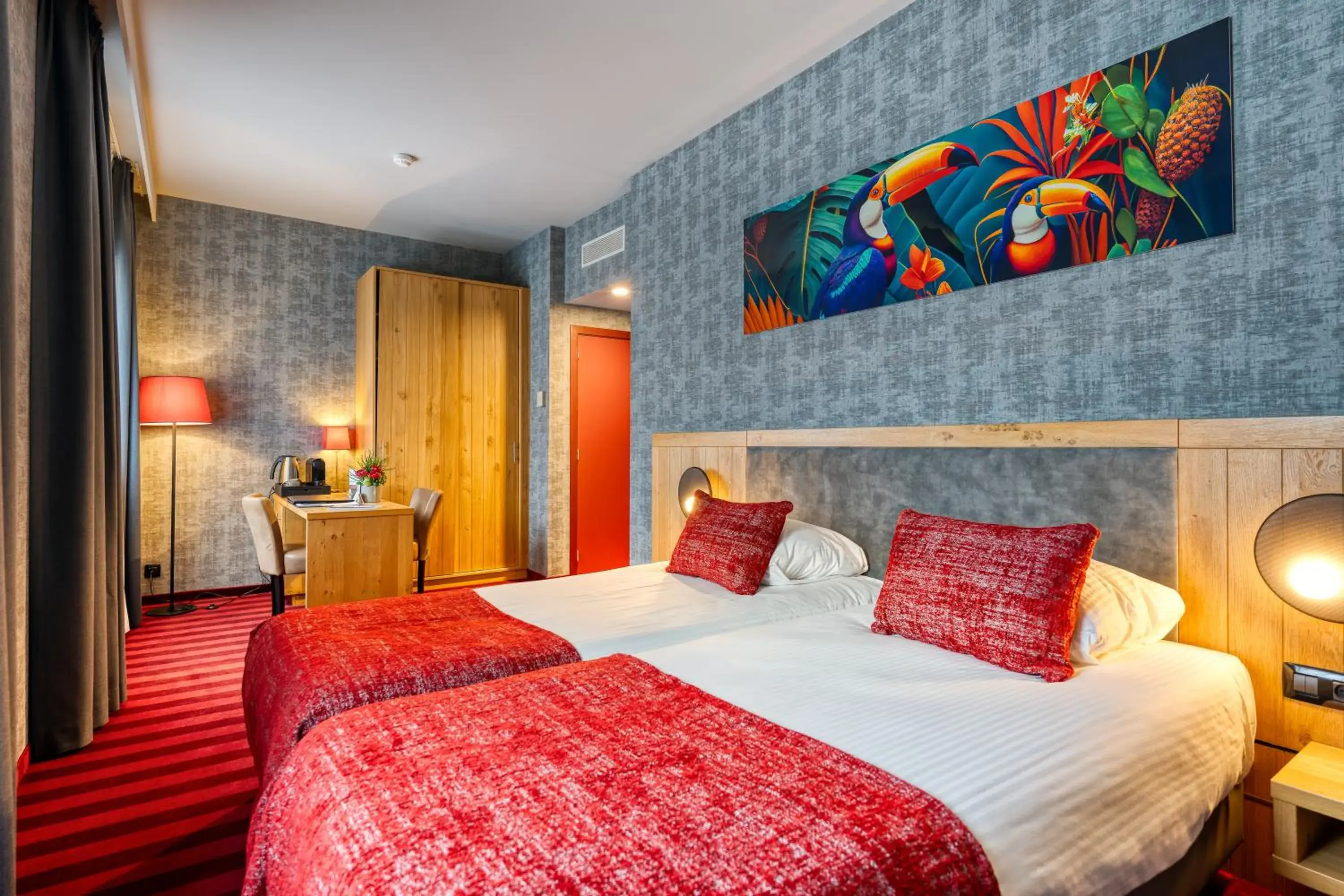 Standard Twin Room in Hotel Verviers Van der Valk Standard Twin Room in Hotel Verviers Van der Valk