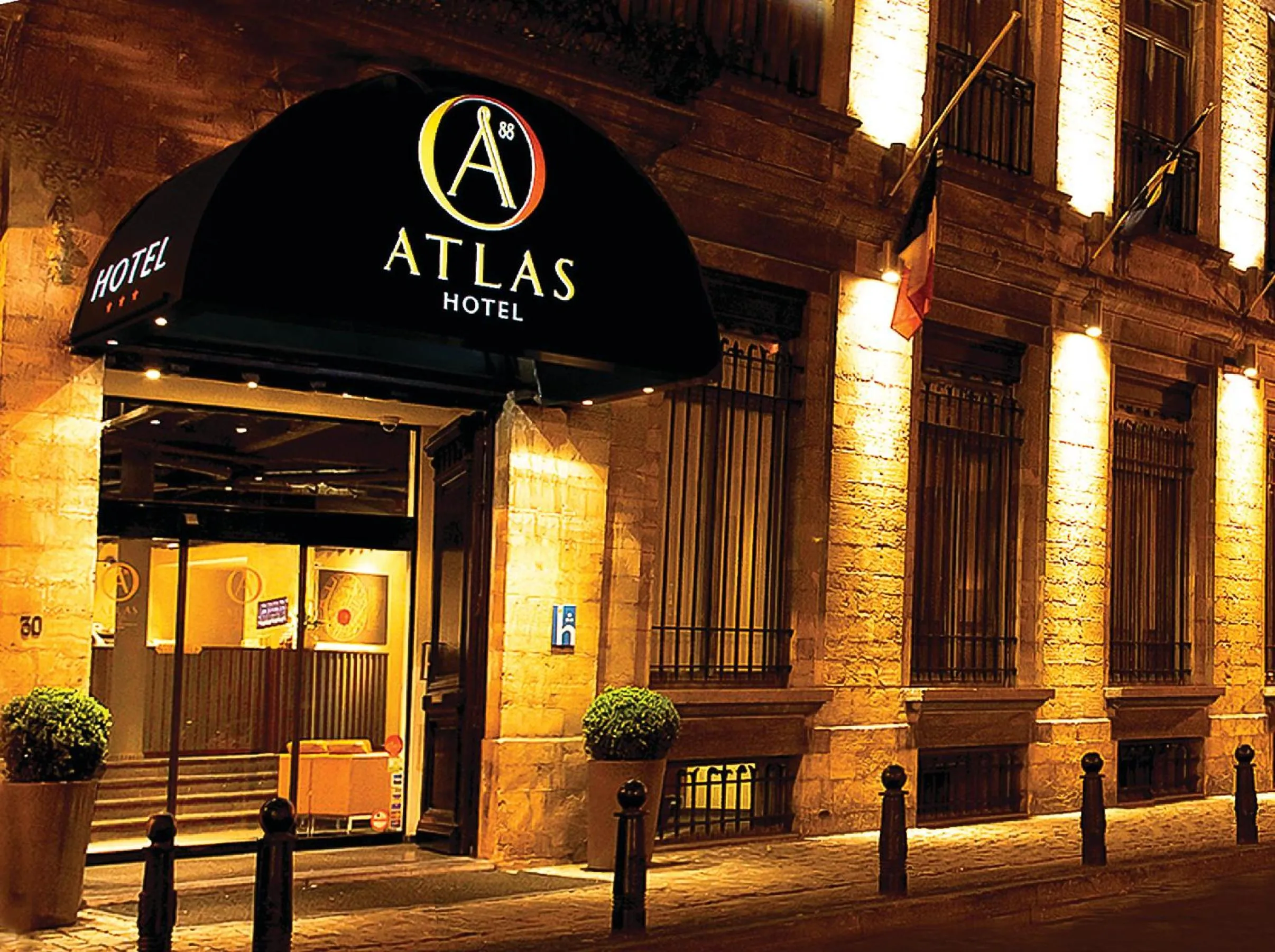 Facade/entrance in Atlas Hotel Brussels