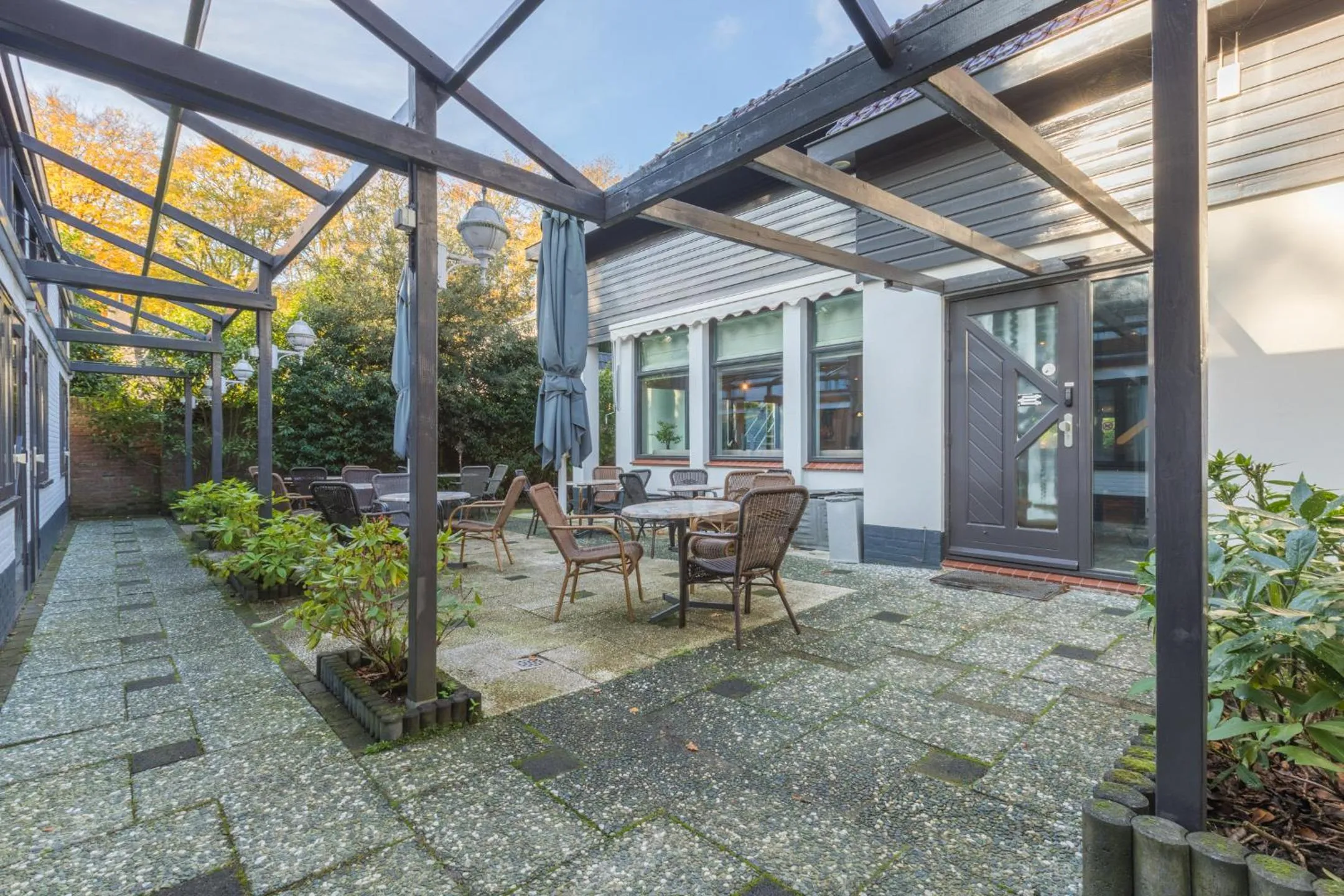 Balcony/Terrace in Hotel Zee Bergen