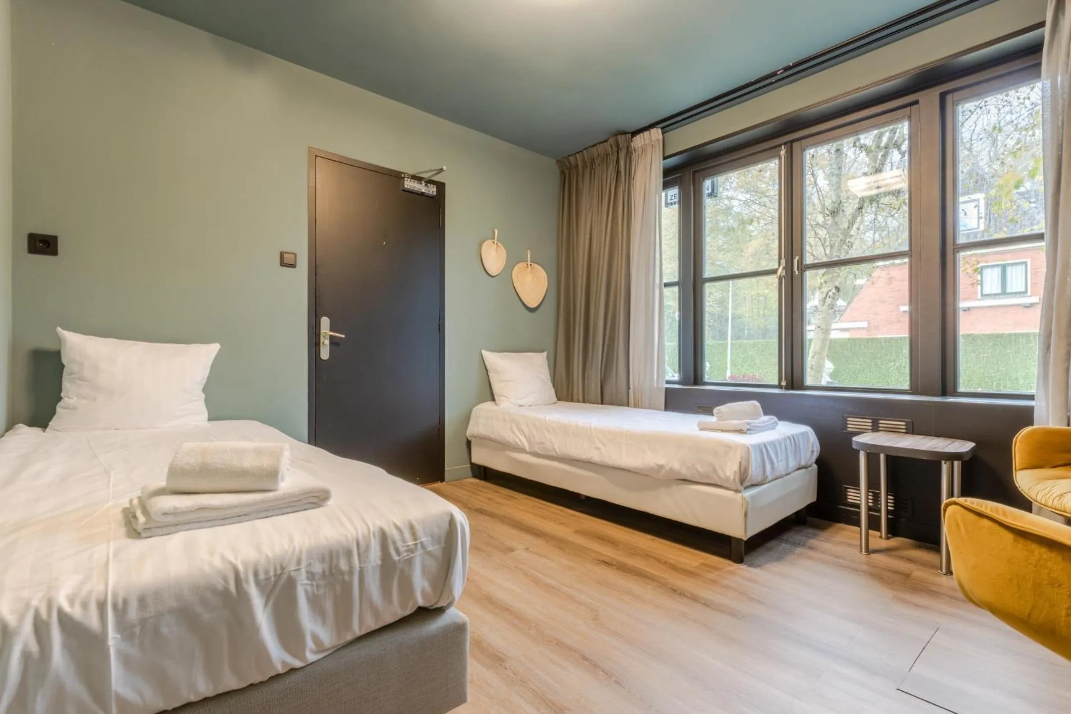 Bed in Hotel Zee Bergen