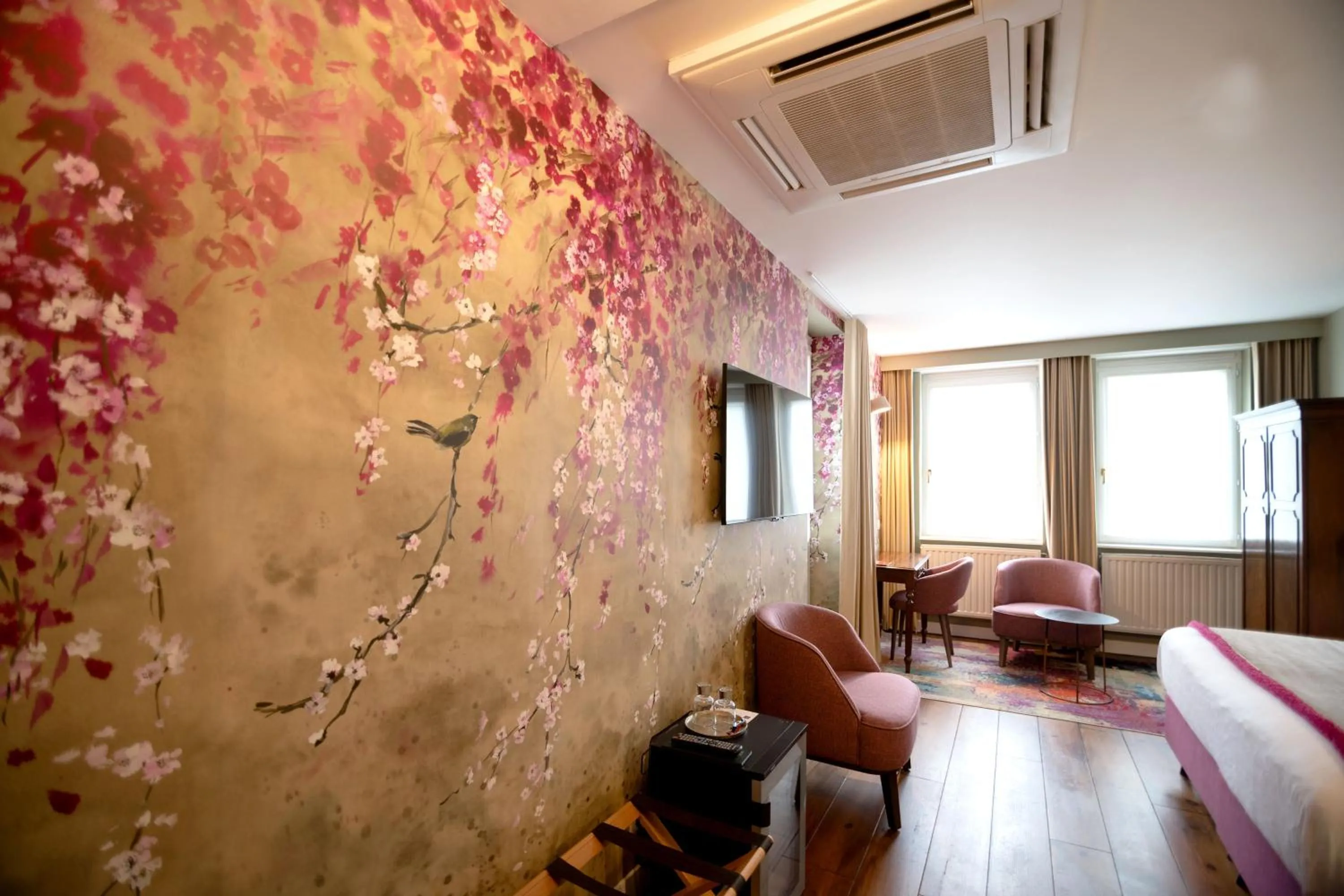 Bed in Hotel 'T Sandt