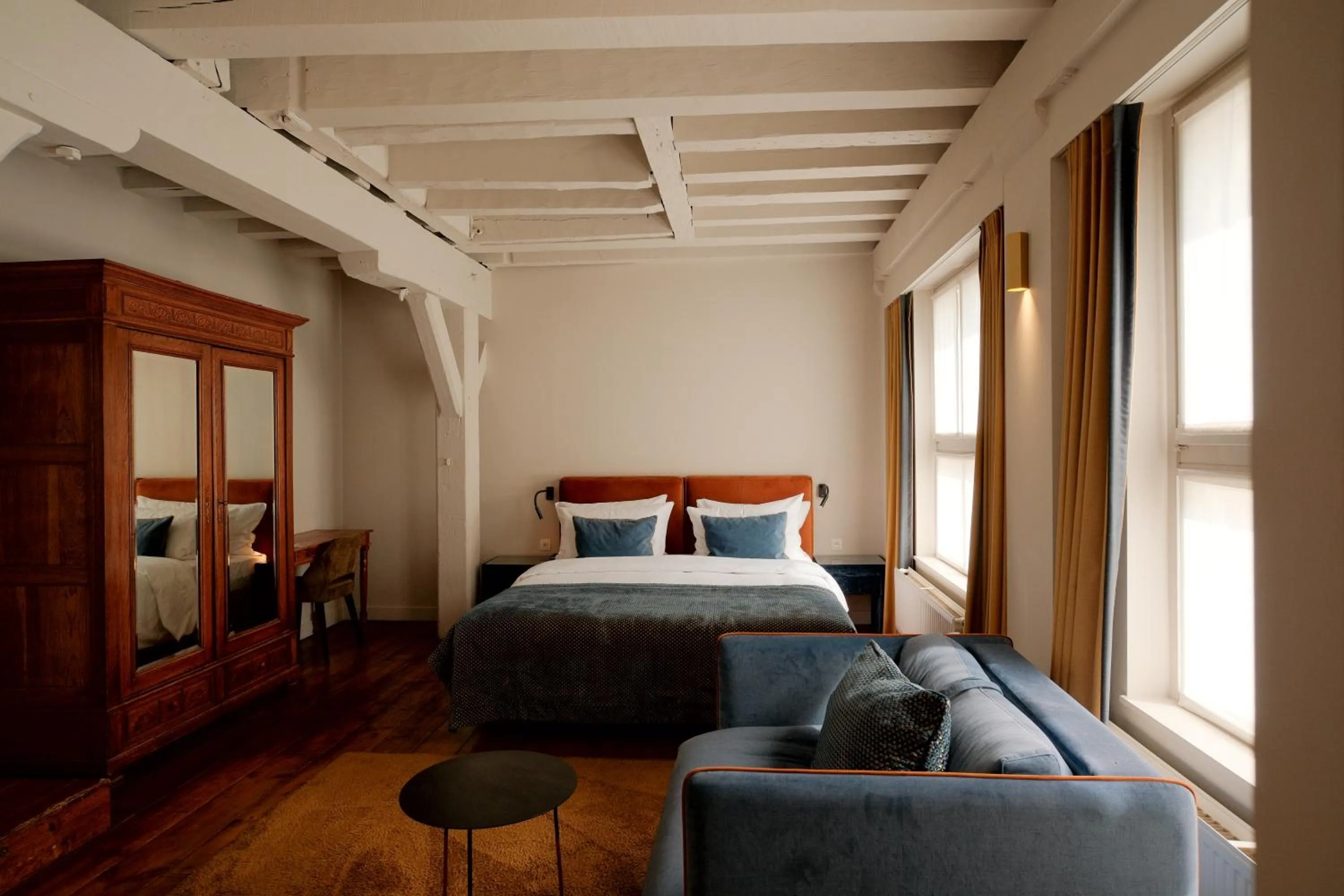 Bed in Hotel 'T Sandt