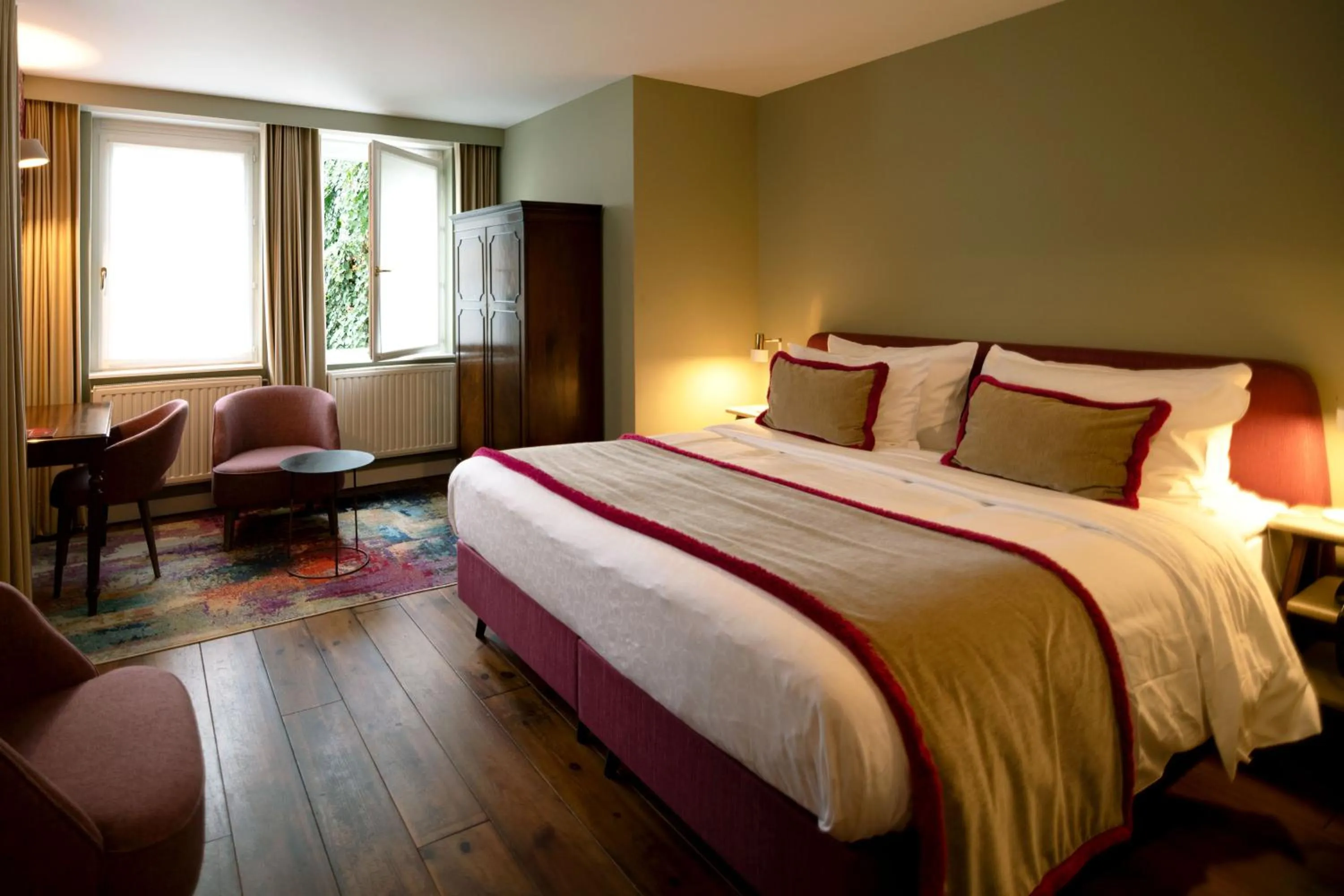 Bed in Hotel 'T Sandt