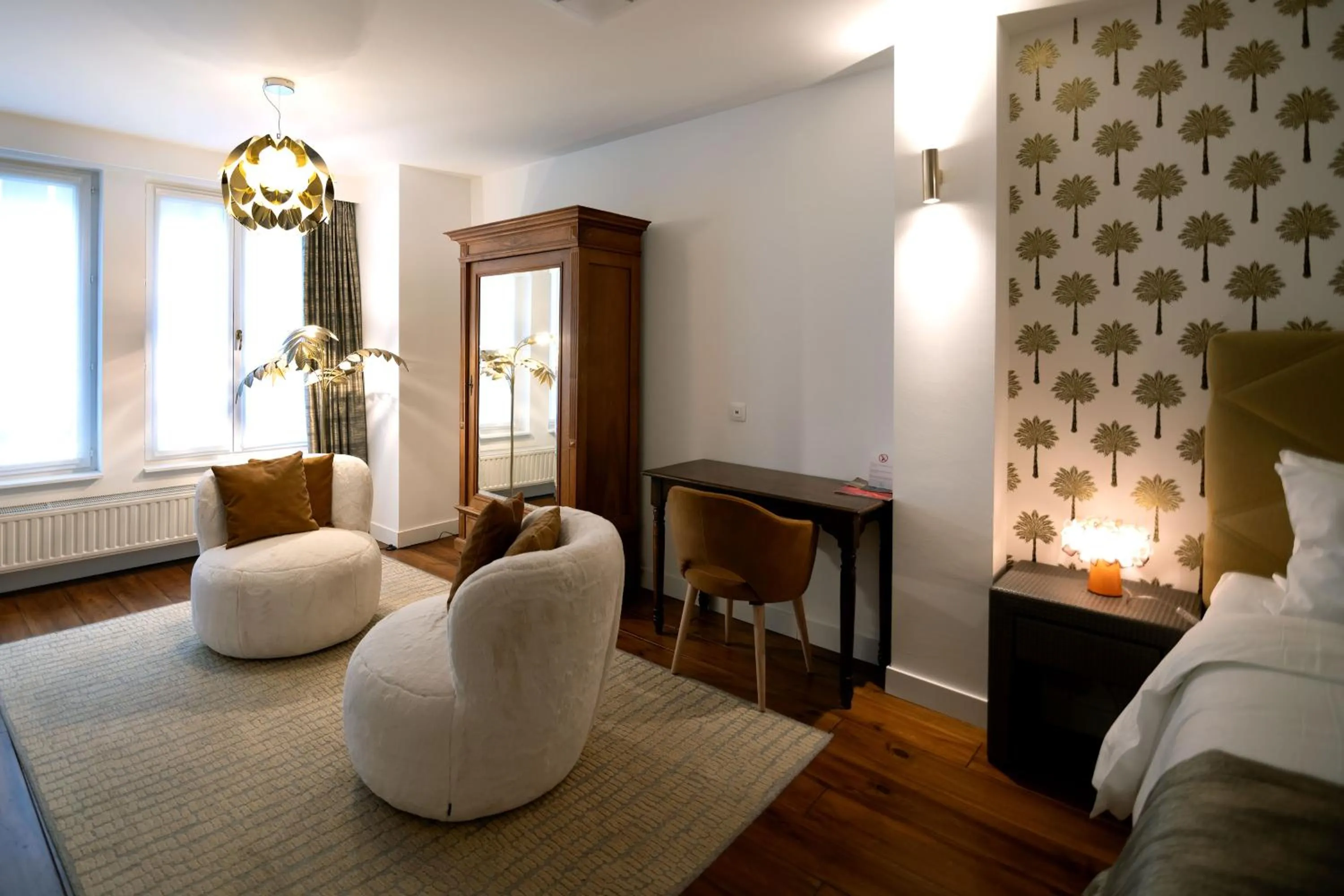 Bed in Hotel 'T Sandt