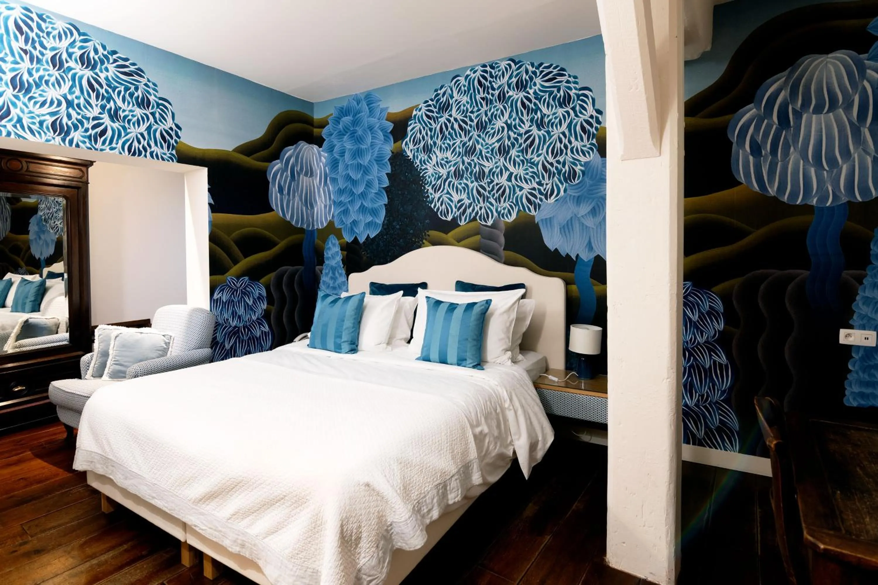 Bed in Hotel 'T Sandt