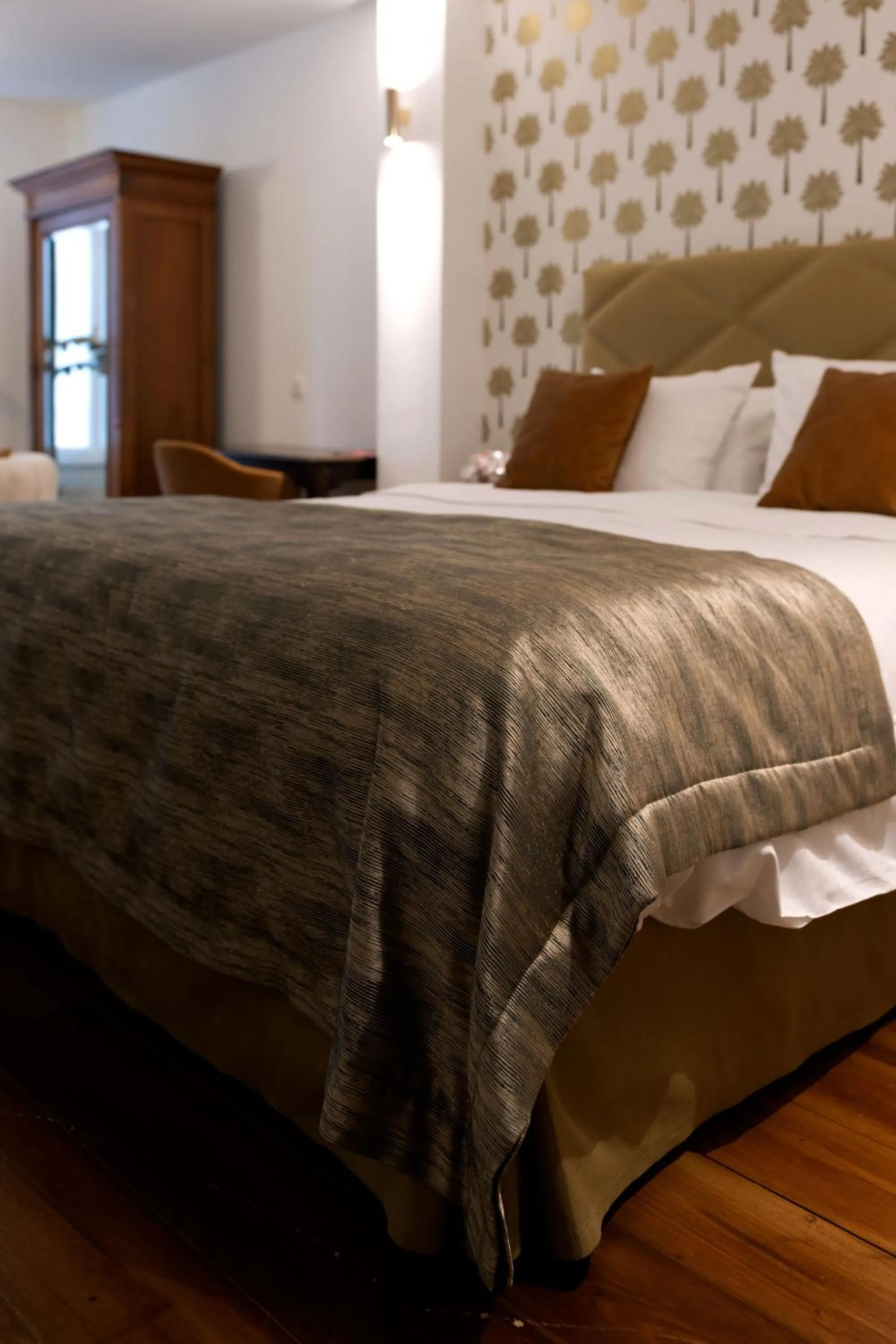 Bed in Hotel 'T Sandt