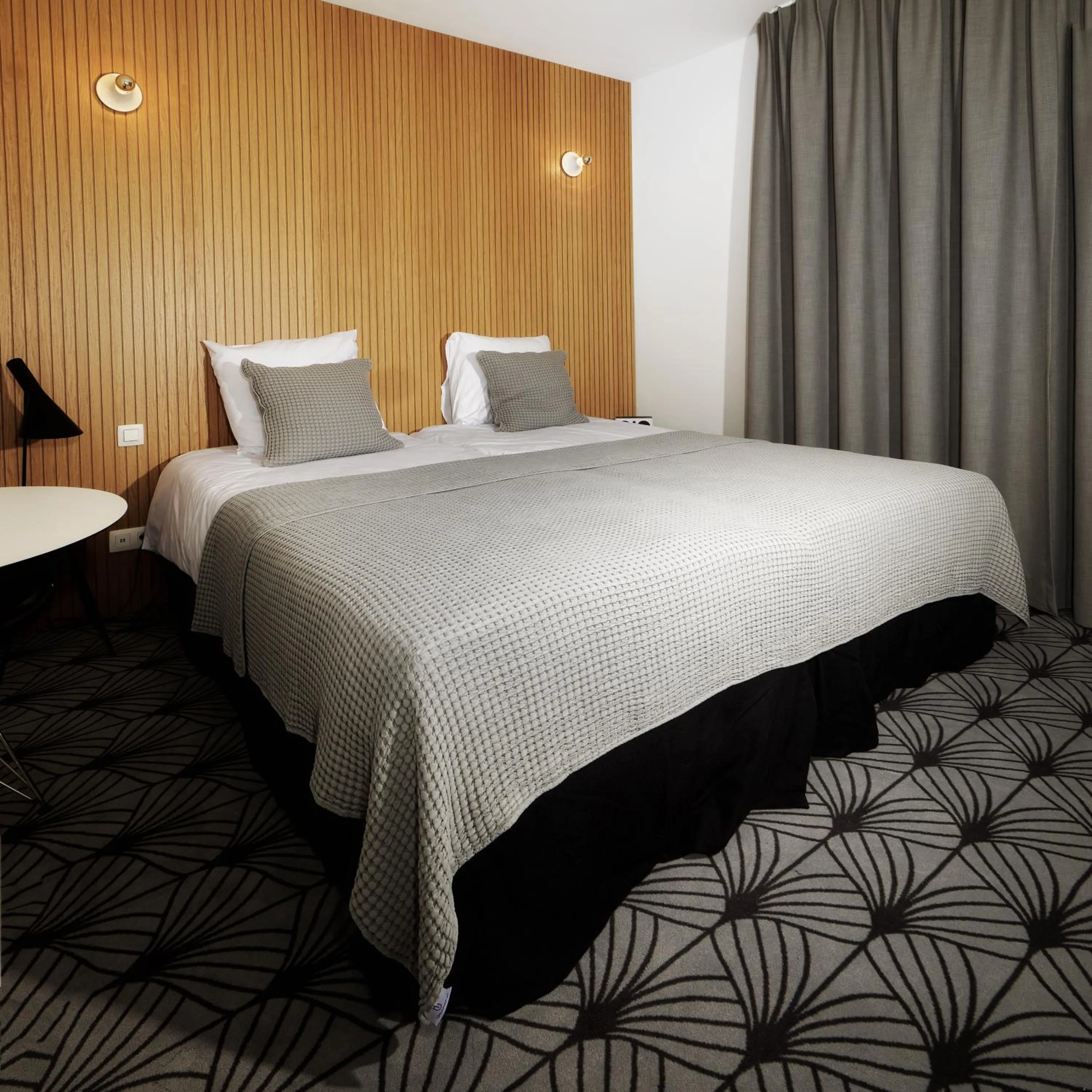 Bed in Vintage Hotel Brussels