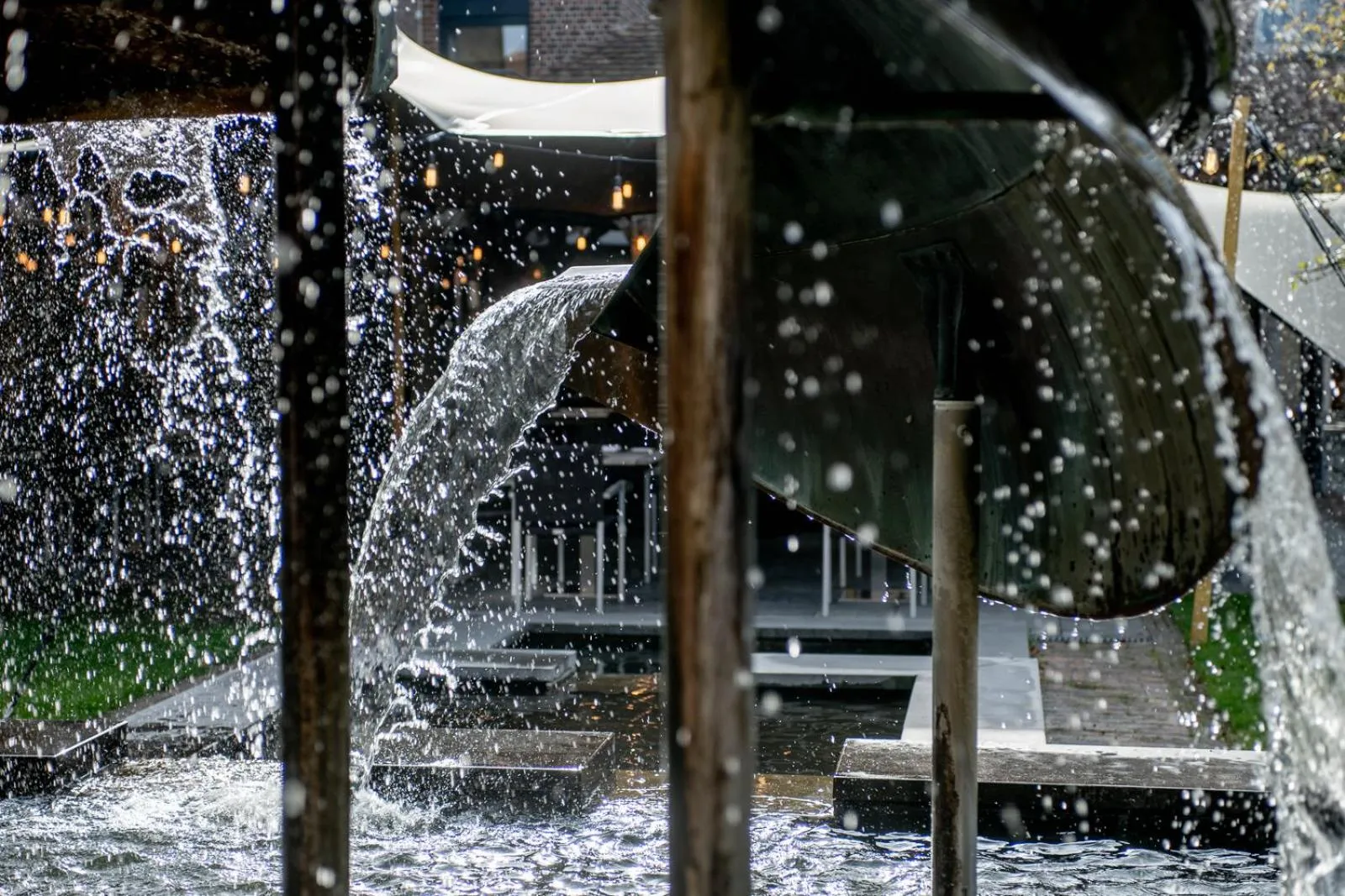 Pool view in Hostellerie De Biek
