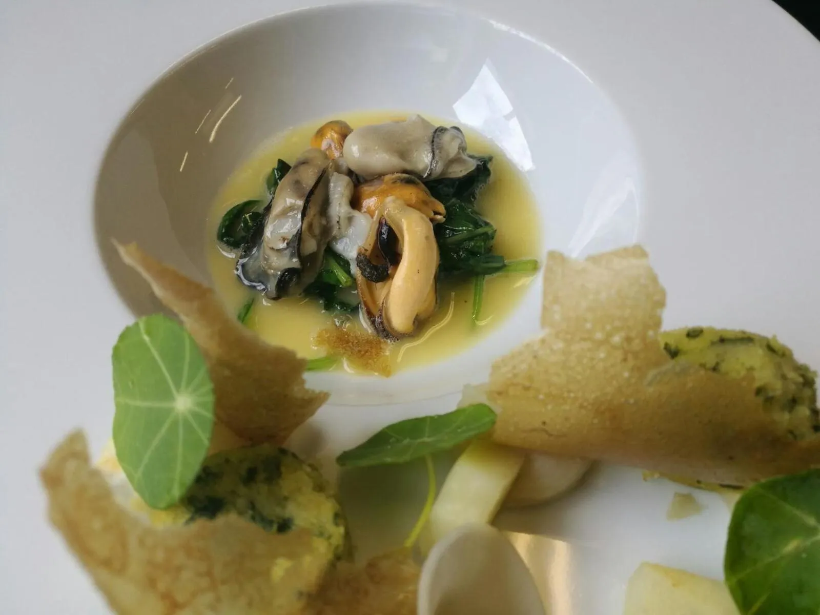 Food close-up in Hostellerie De Biek