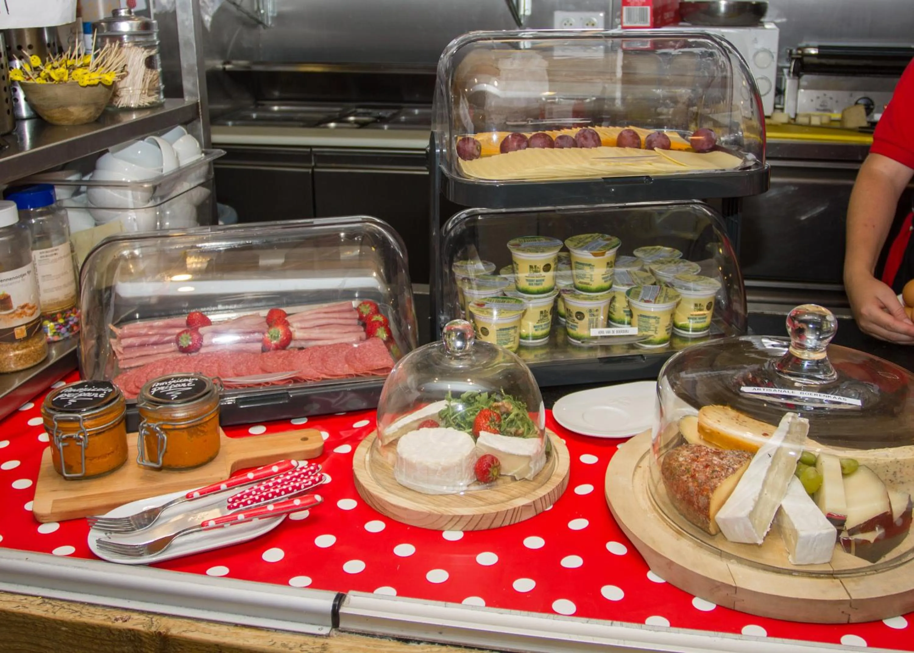 Buffet breakfast in Hotel Aan Zee