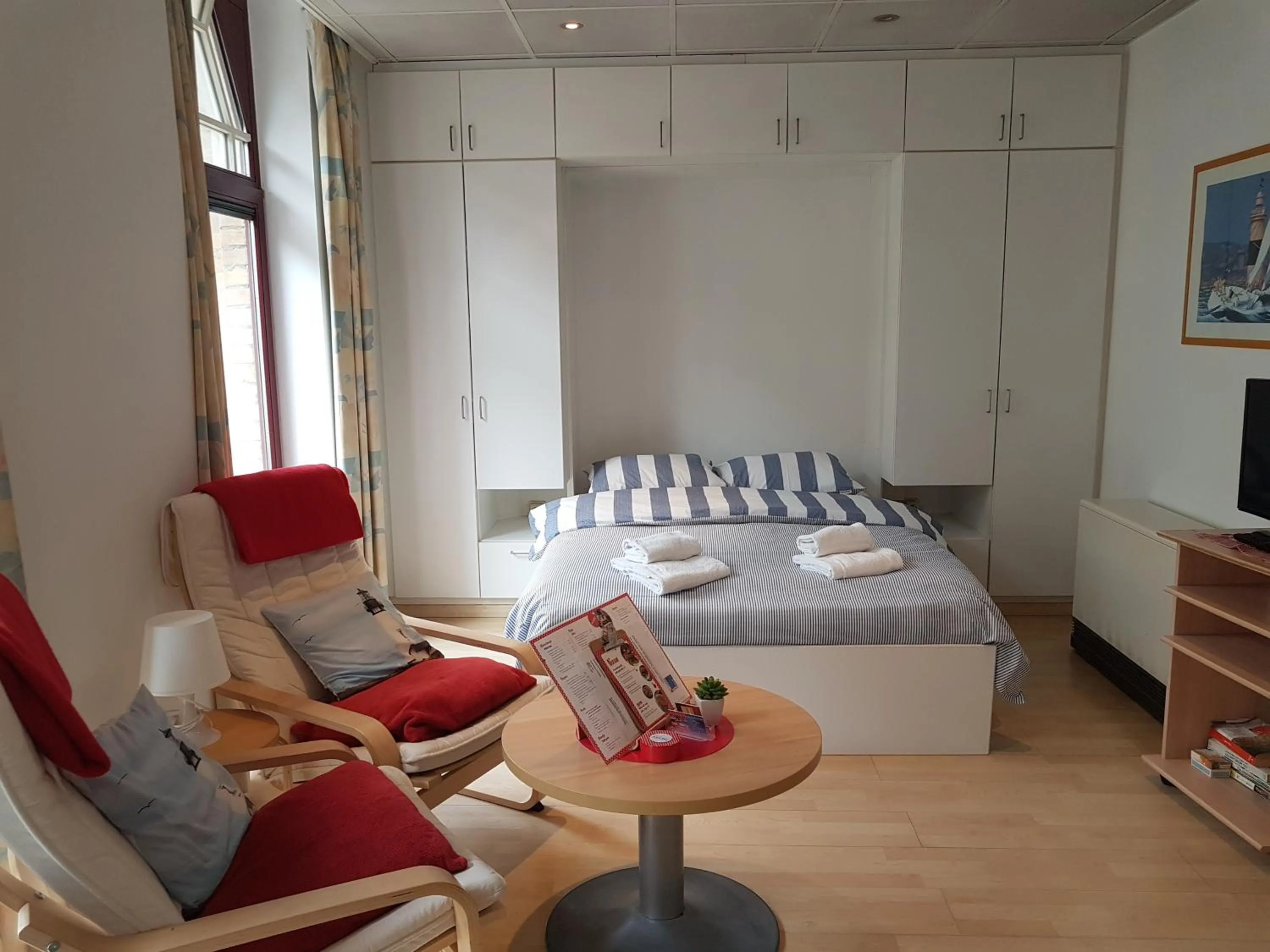 Bed in Hotel Aan Zee