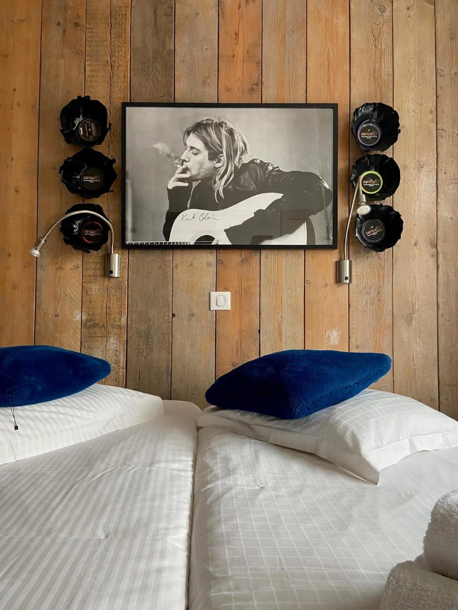 Bed in Hotel Aan Zee